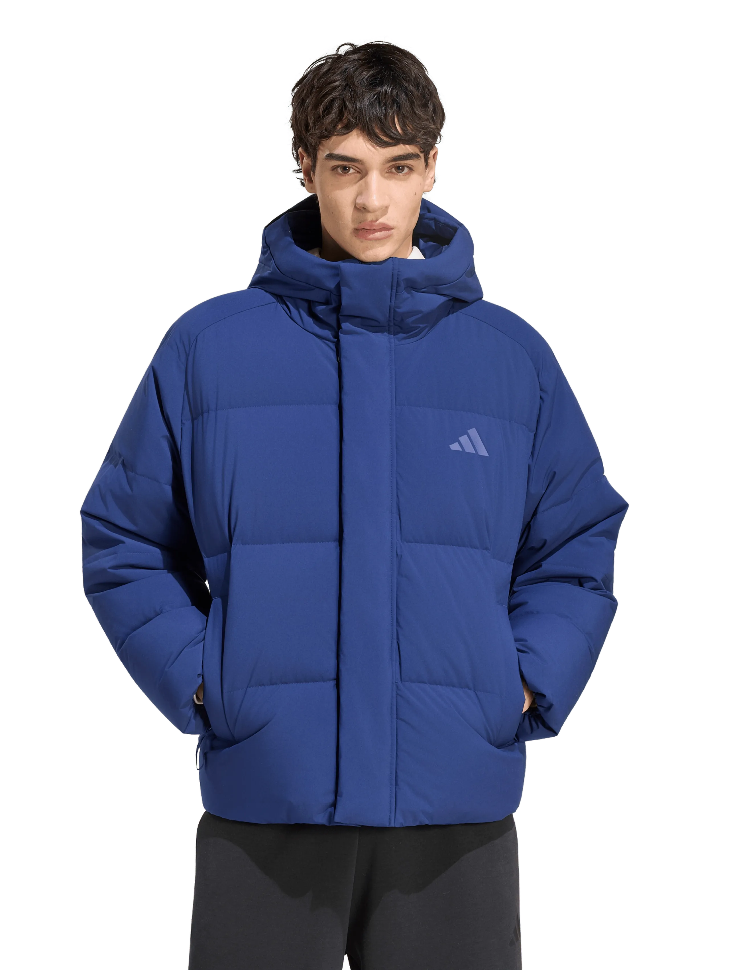 adidas Sportswear - DOWN PUF HD JKT - outdoor jacken - dkblue - 2