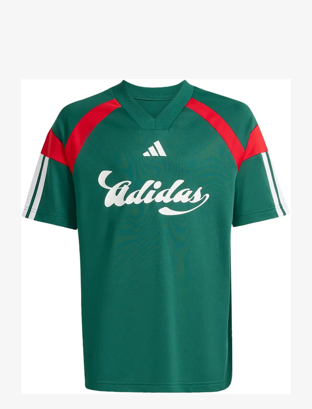 adidas Sportswear - J HOT TEE - sportstoppe - drkgrn/white/betsca - 1