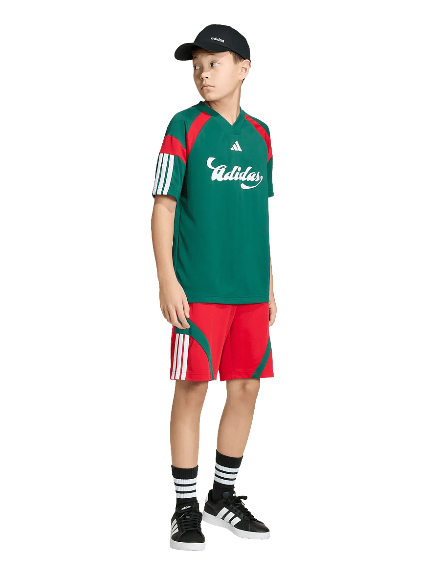 adidas Sportswear - J HOT SHO - sport-shorts - betsca/white/drkgrn - 0