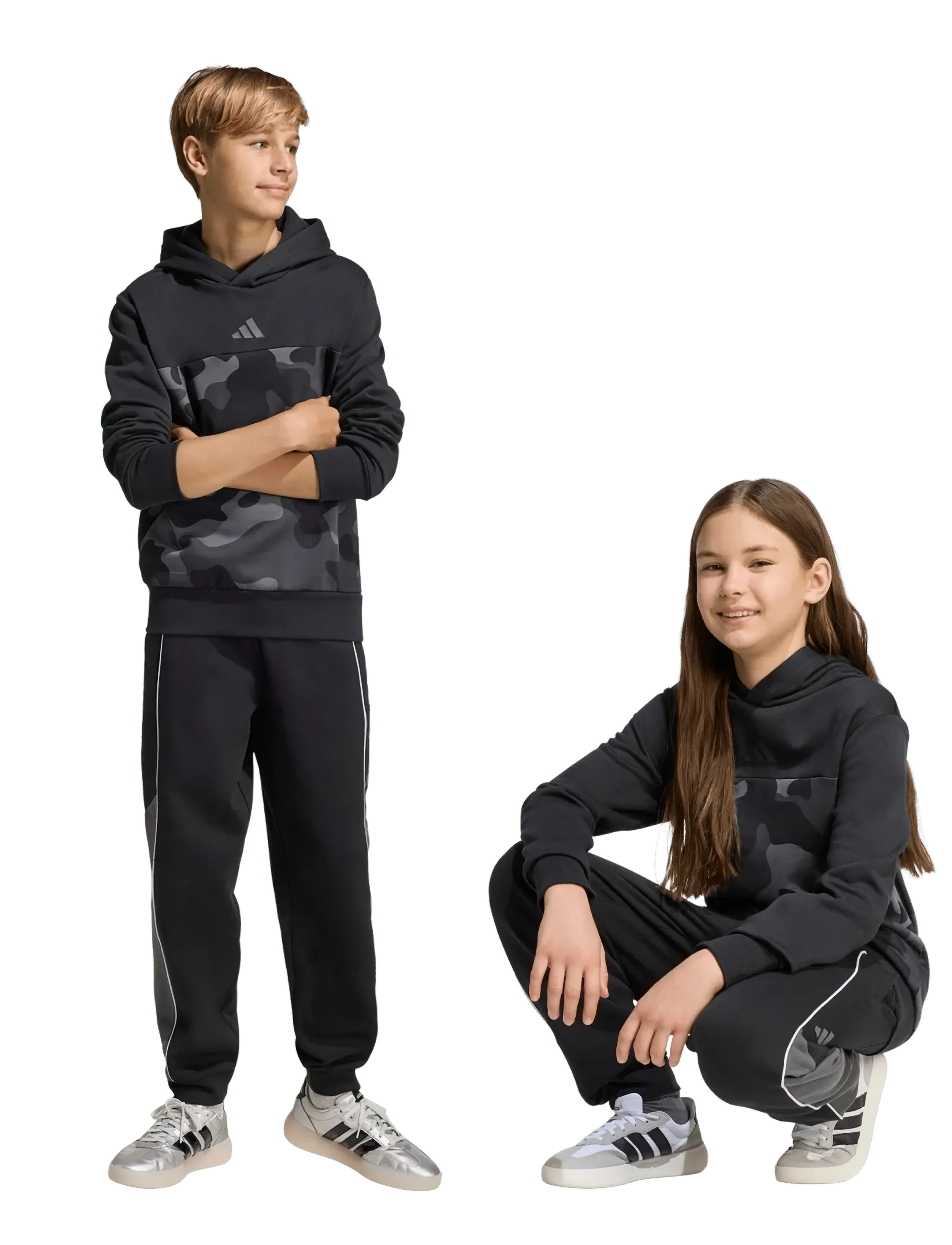 adidas Sportswear - J CB FL PT - sweatpants - black/gresix/white - 3