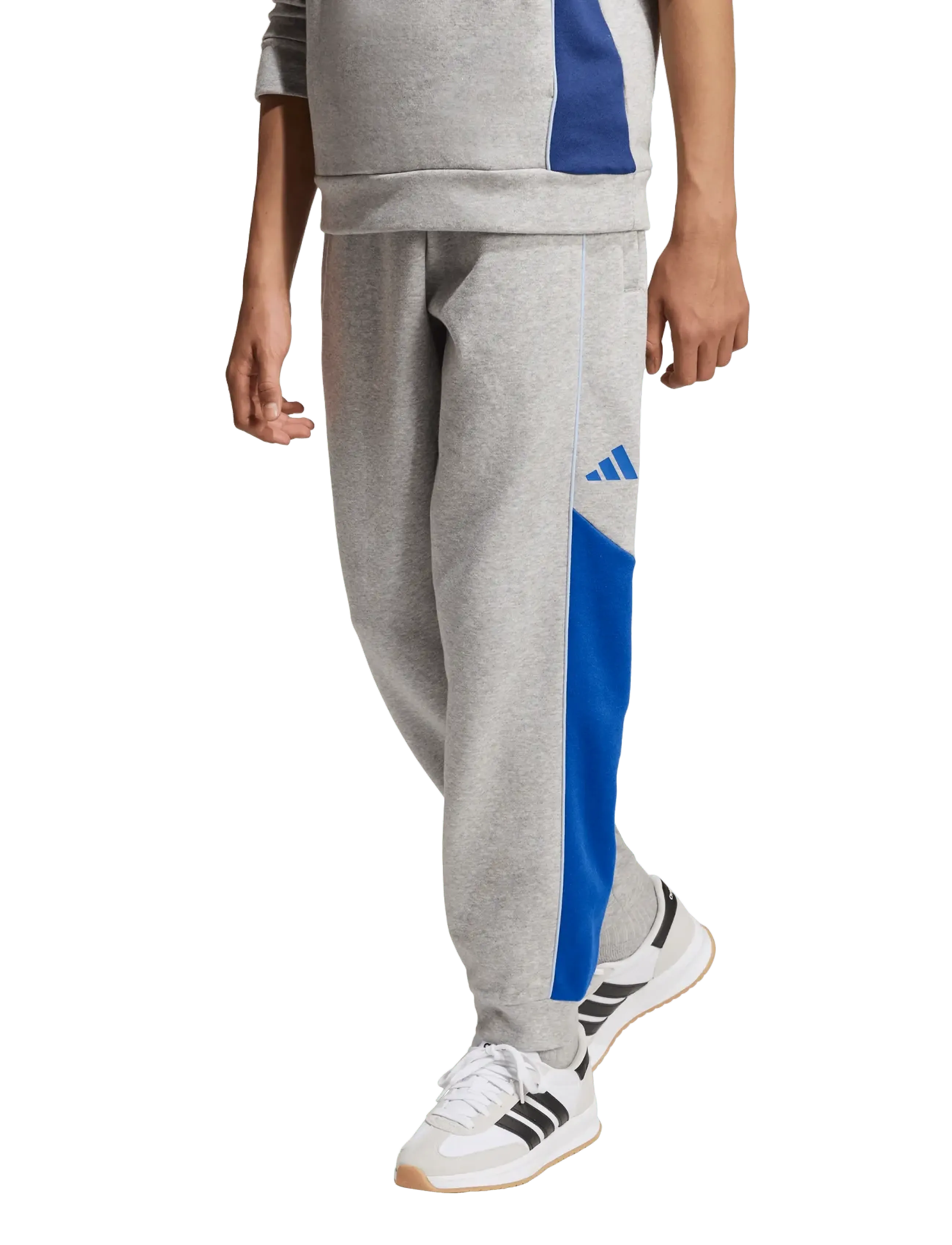 adidas Sportswear - J CB FL PT - sweatpants - mgreyh/royblu/globlu - 5