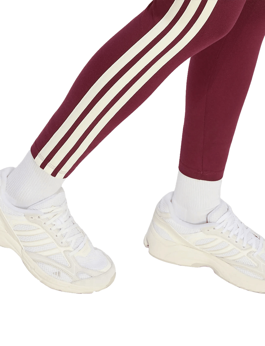 adidas Sportswear - W 3S SJ LEG - full längd - maroon/ivory - 3
