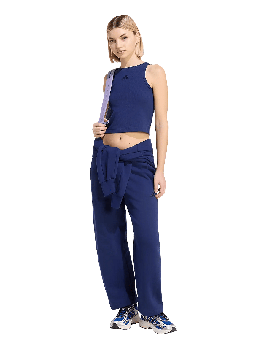 adidas Sportswear - W AK SL RIB TNK - tanktops - dkblue - 3