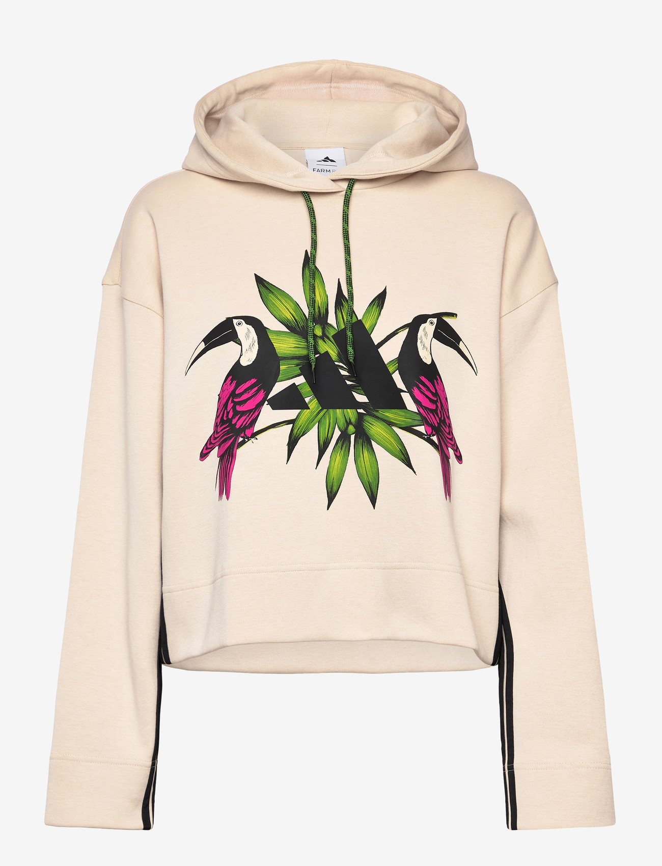 adidas Sportswear - FARM HOODIE - kapuzenpullover - crli/black - 0