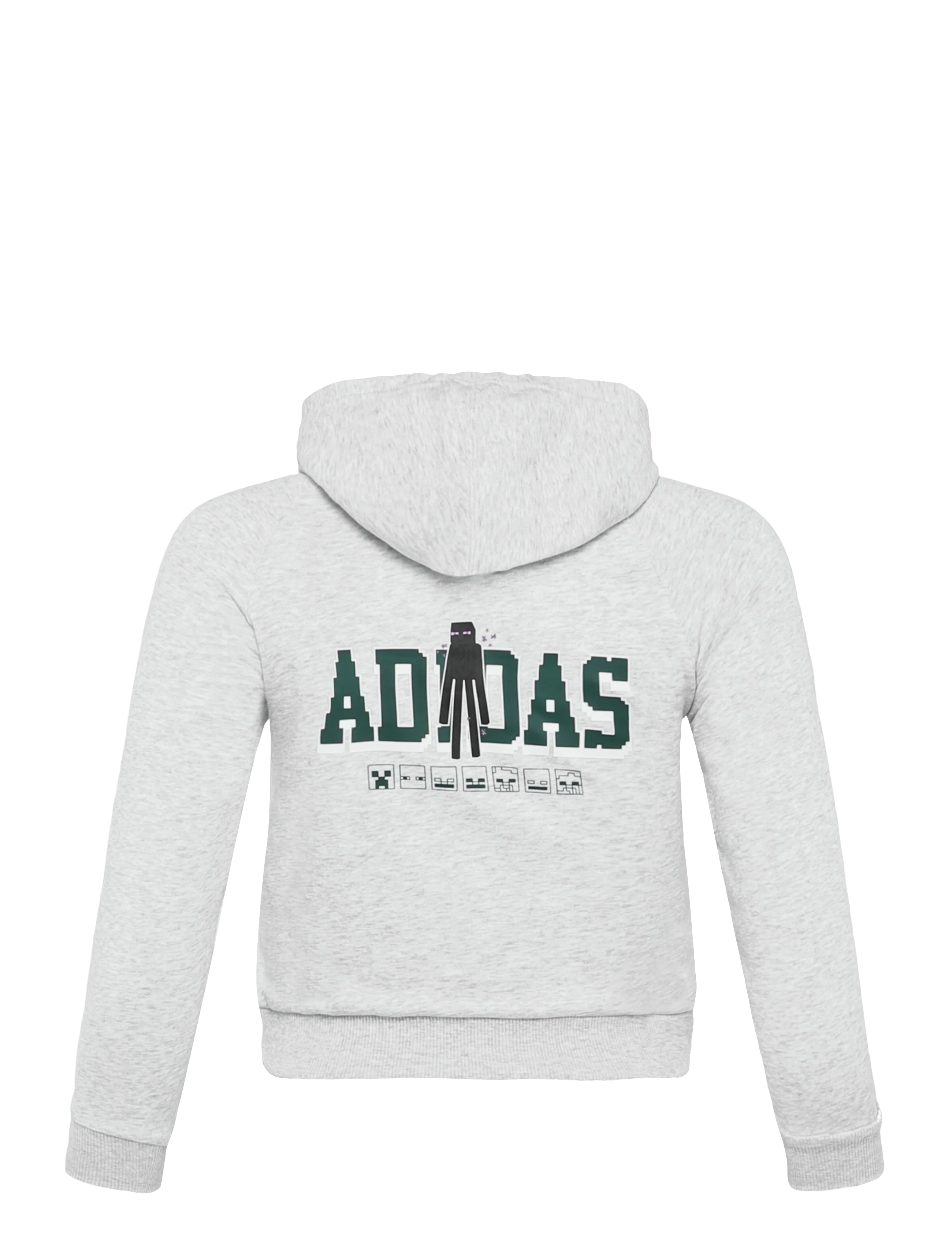 adidas Sportswear - J MC HOODIE - kapuutsiga dressipluusid - lgreyh/white - 1