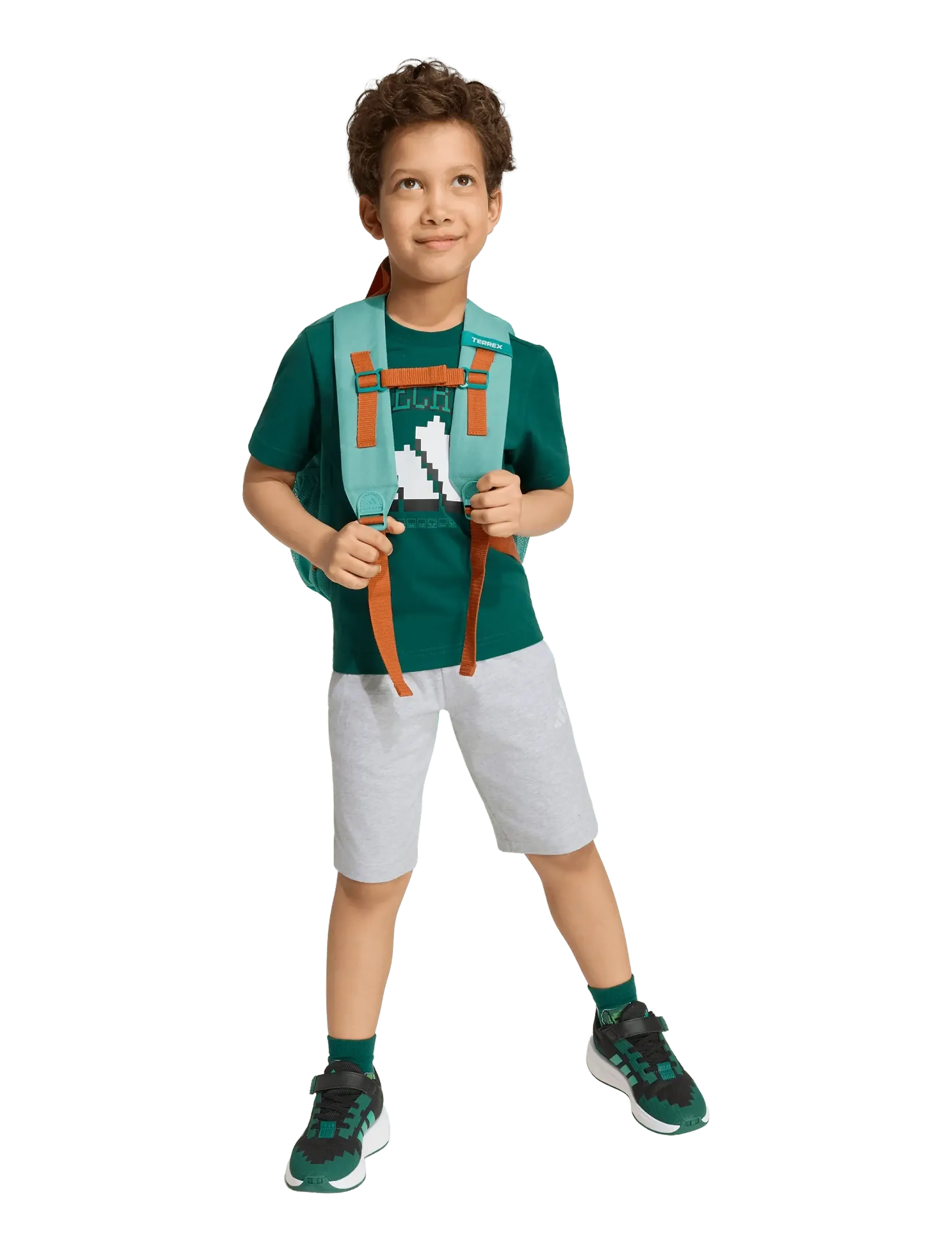 adidas Sportswear Lk Mc T Set, Børn, Minecraft Træningssæt, Grøn, Str: 128