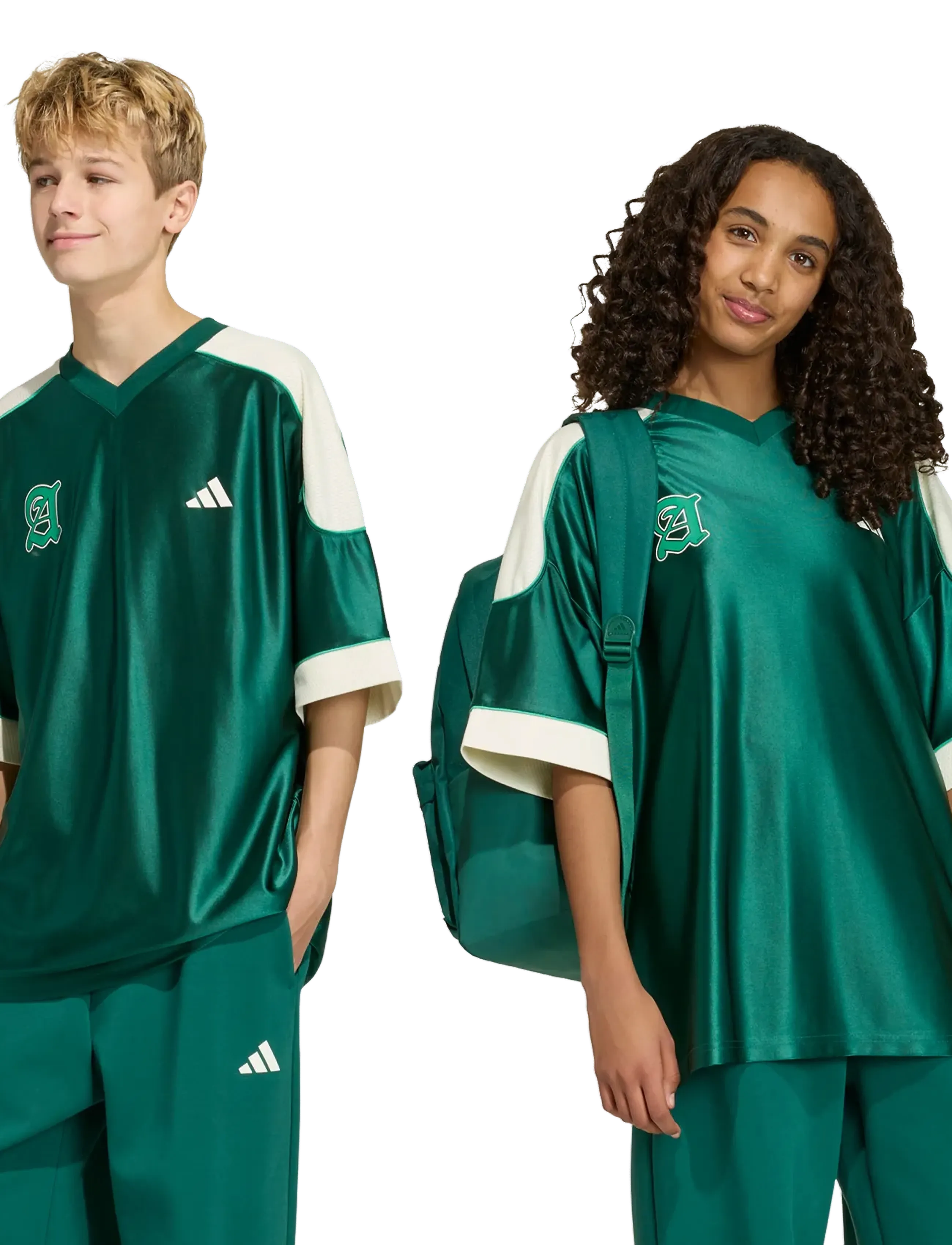 adidas Sportswear - J STD JRSY SHT - cgreen/ivory/cougrn - 2