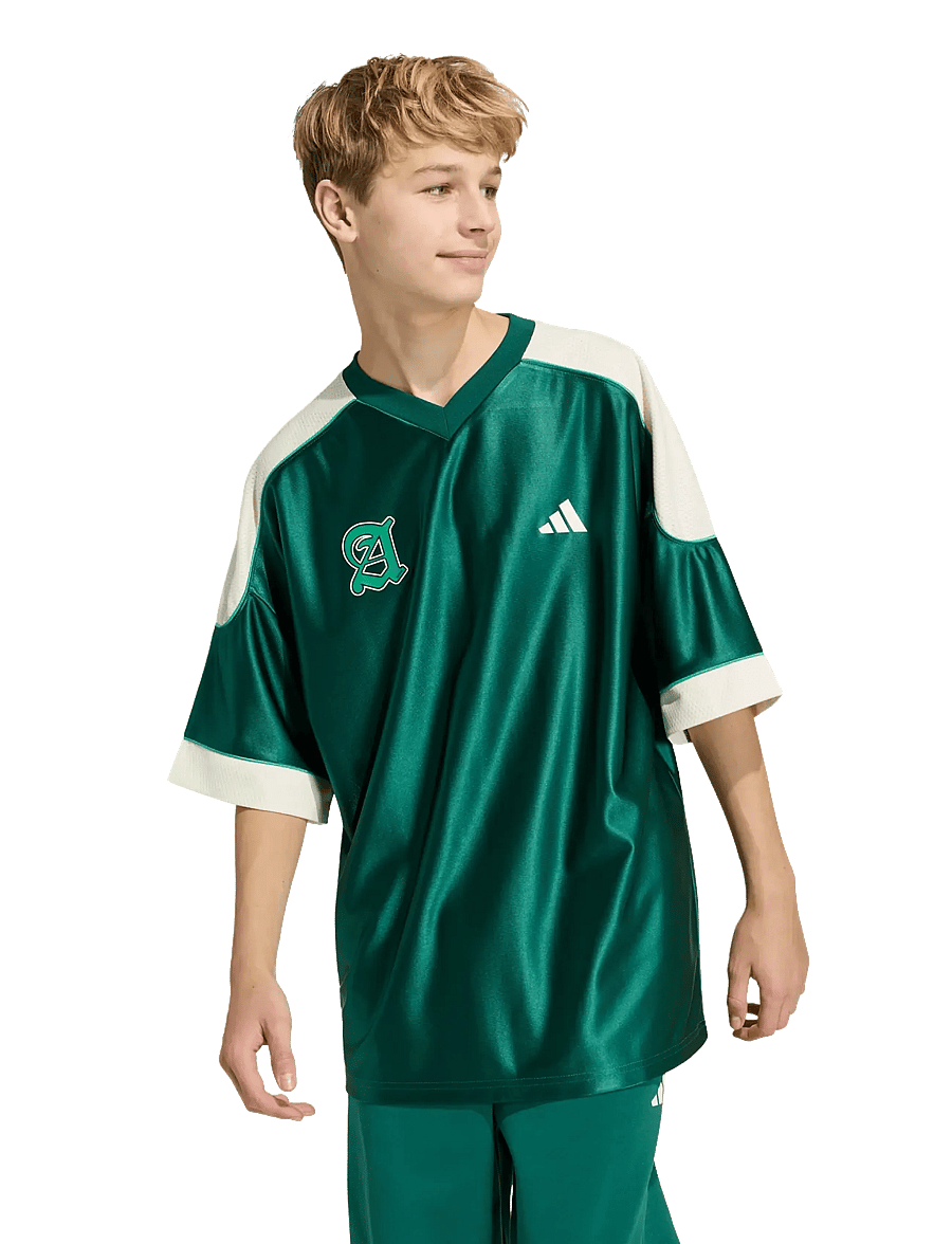 adidas Sportswear - J STD JRSY SHT - lühikeste varrukatega t-särgid - cgreen/ivory/cougrn - 3