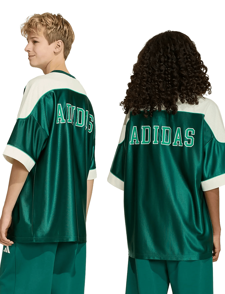 adidas Sportswear - J STD JRSY SHT - lühikeste varrukatega t-särgid - cgreen/ivory/cougrn - 4