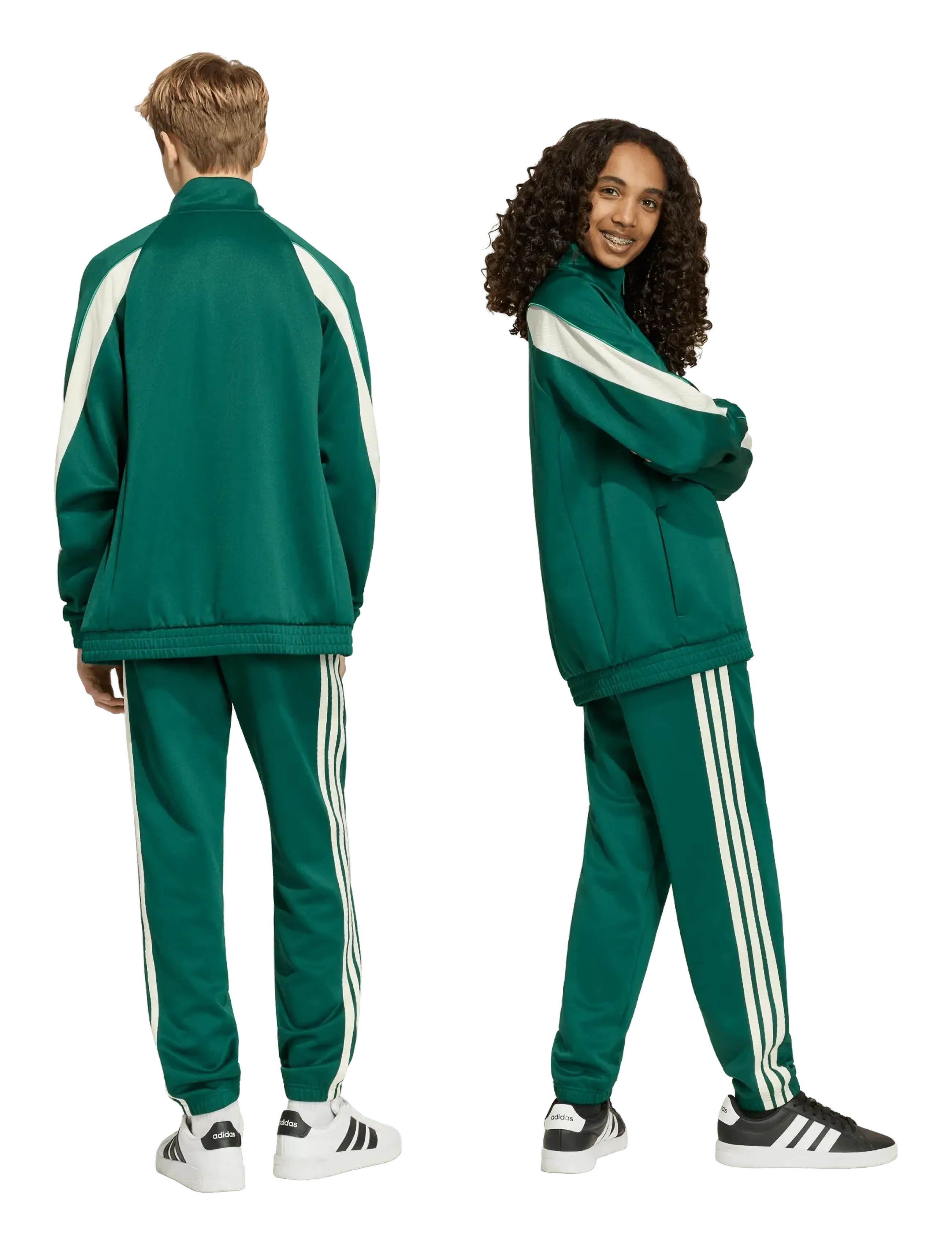 adidas Sportswear - J STD TRCK PNT - sweatpants - cgreen/ivory - 3