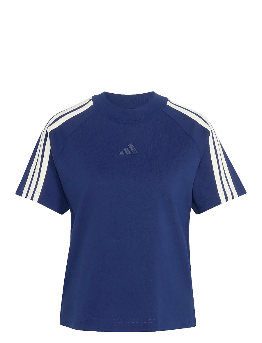 adidas Sportswear - W AK 3S TEE - alussärgid ja t-särgid - dkblue/owhite - 1
