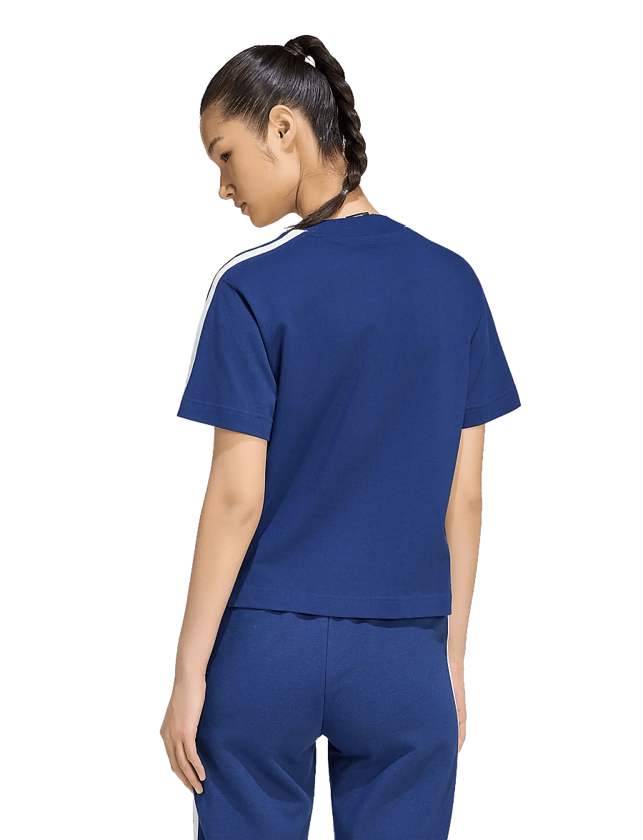adidas Sportswear - W AK 3S TEE - alussärgid ja t-särgid - dkblue/owhite - 5