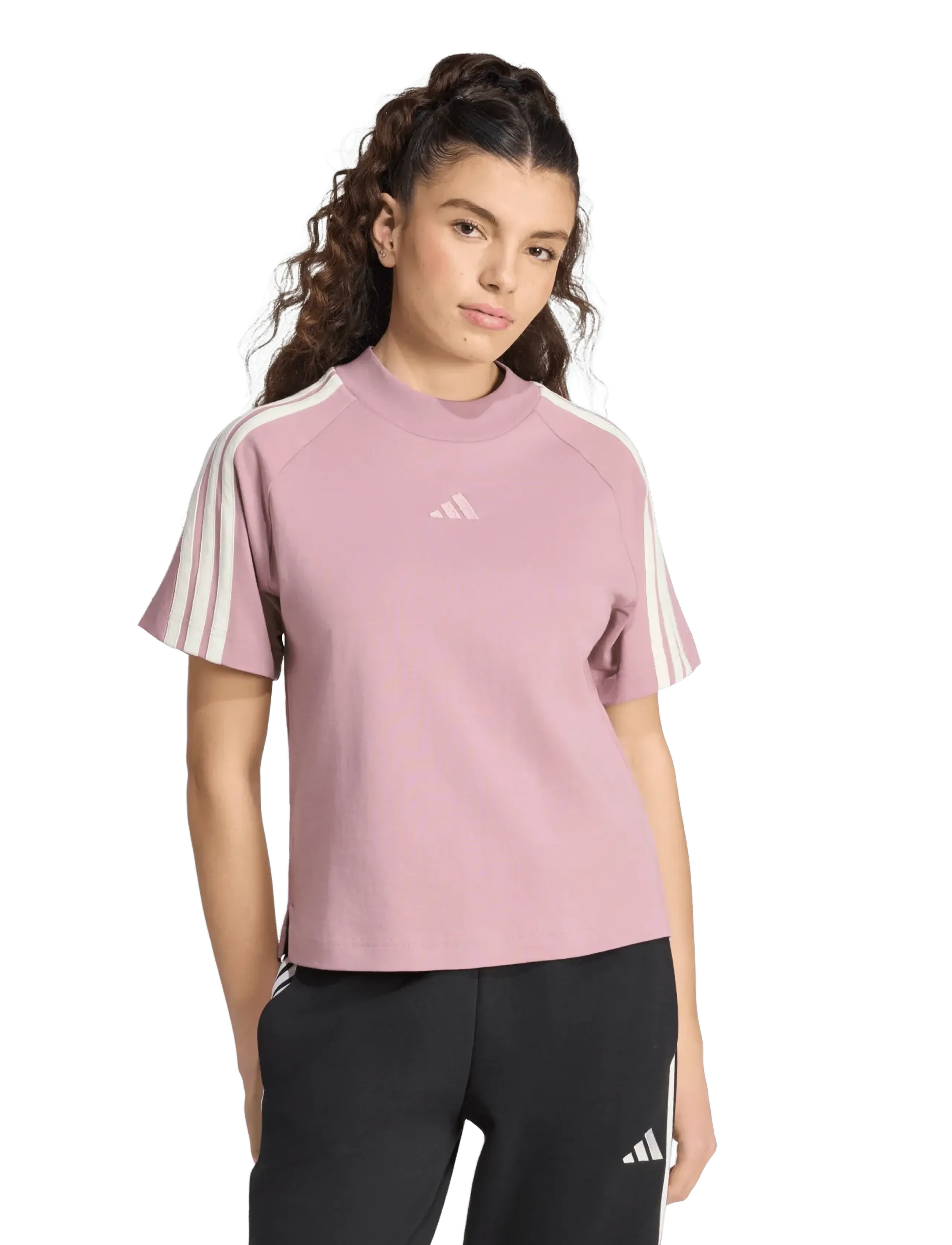 adidas Sportswear - W AK 3S TEE - t-shirts - magmau/owhite - 2
