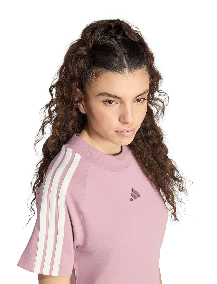 adidas Sportswear - W AK 3S TEE - t-shirts - magmau/owhite - 3