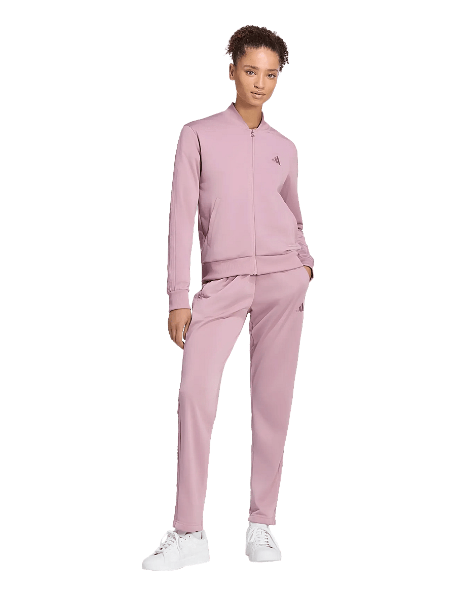 adidas Sportswear - W ESS 3S TS - tracksuits - magmau - 4