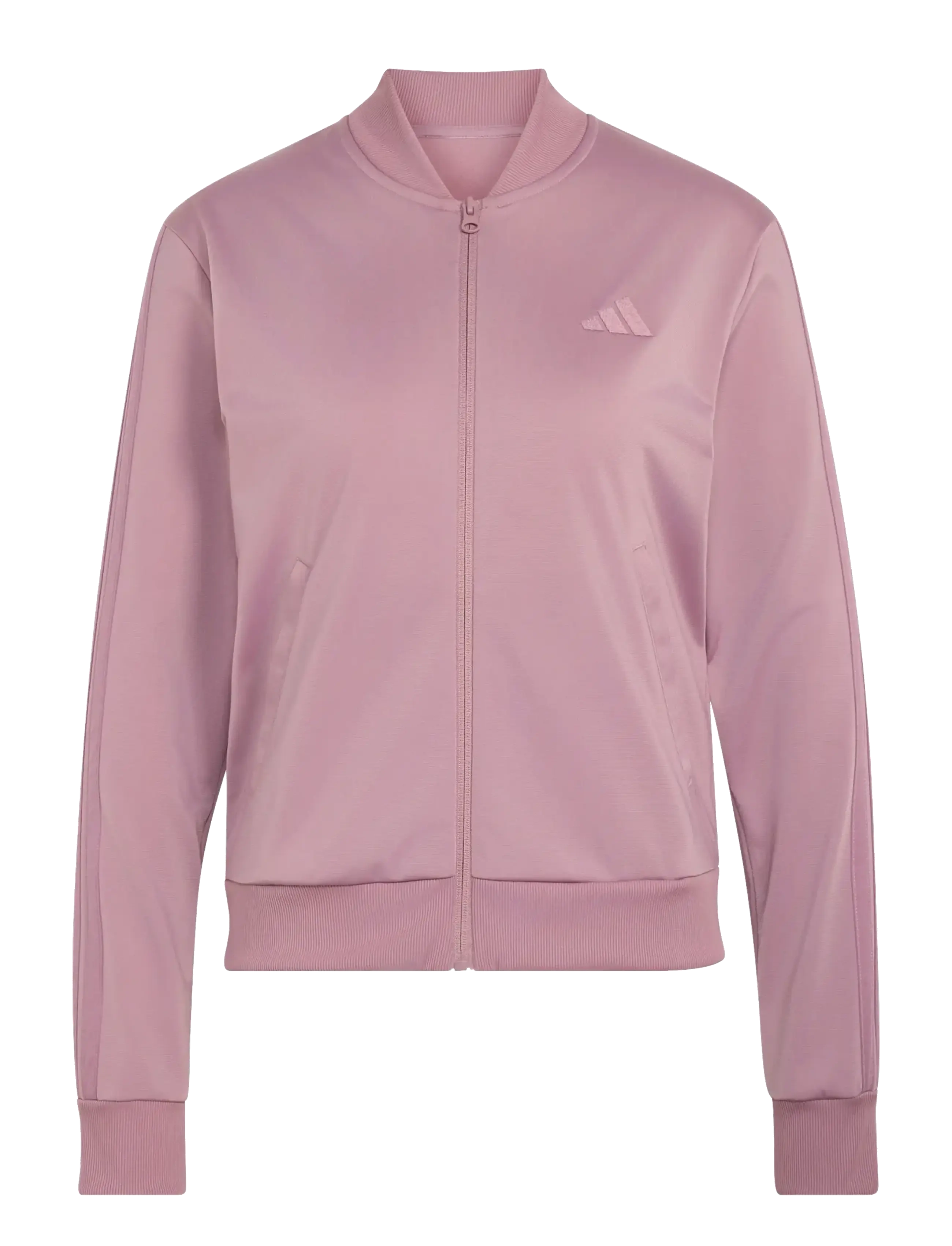 adidas Sportswear - W ESS 3S TS - tracksuits - magmau - 3