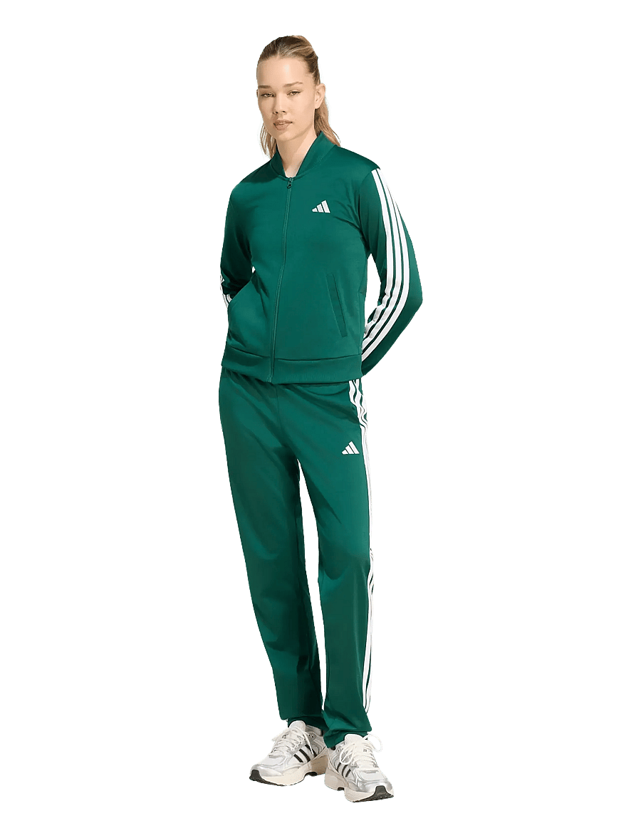 adidas Sportswear - W ESS 3S TS - træningsdragter - cgreen - 0