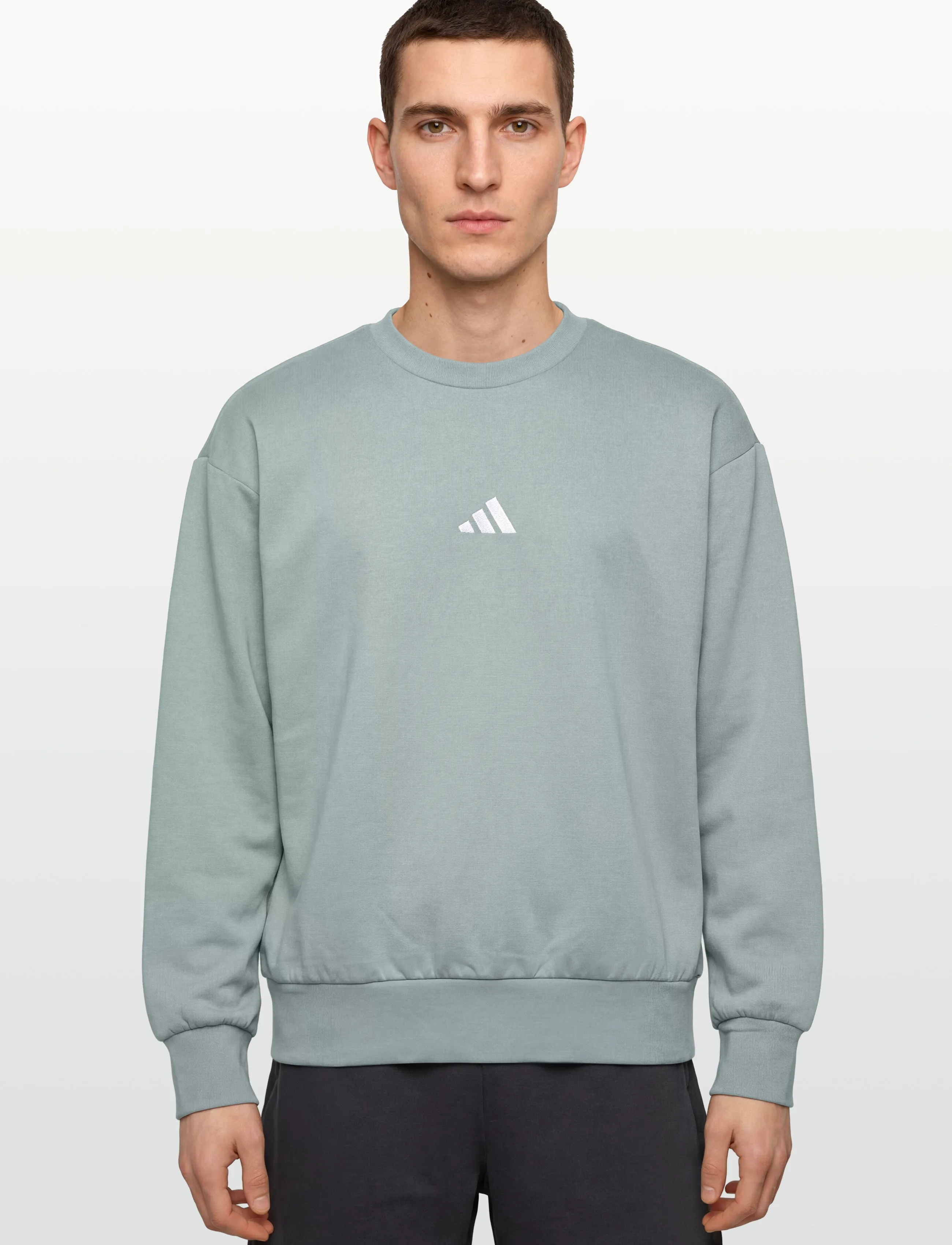 adidas Sportswear - M FEELCOZY SWT - Överdelar - wosa/white - 2