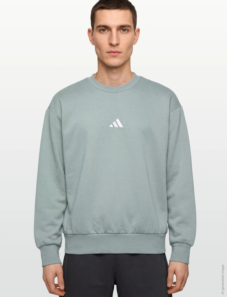 adidas Sportswear - M FEELCOZY SWT - oberteile - wosa/white - 3