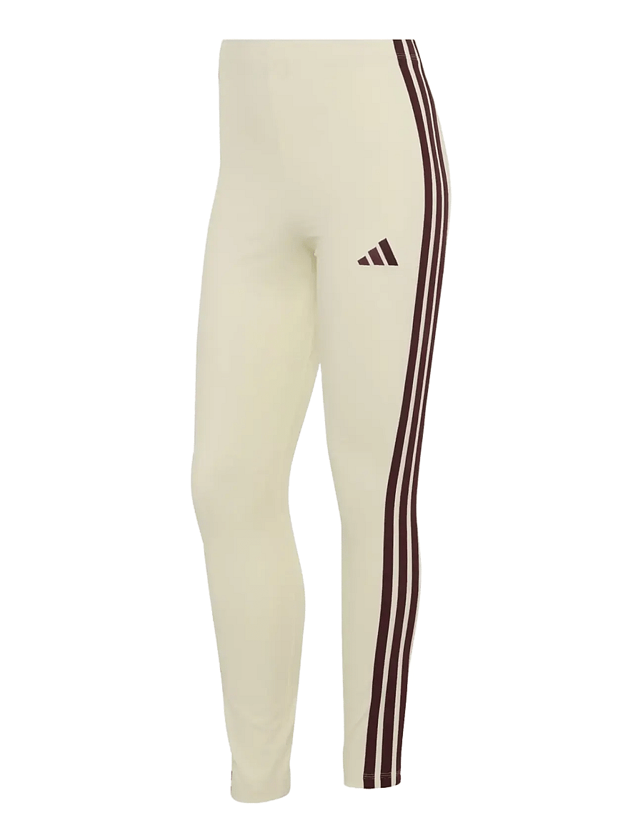 adidas Sportswear - W 3S SJ LEG - full längd - ivory/maroon - 1