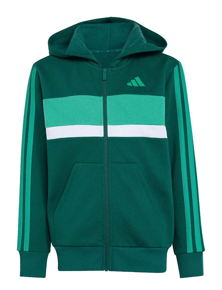 adidas Sportswear - J 3S TIB FL TS - pikkade varrukatega t-särkide komplektid - cgreen/cougrn/white - 0