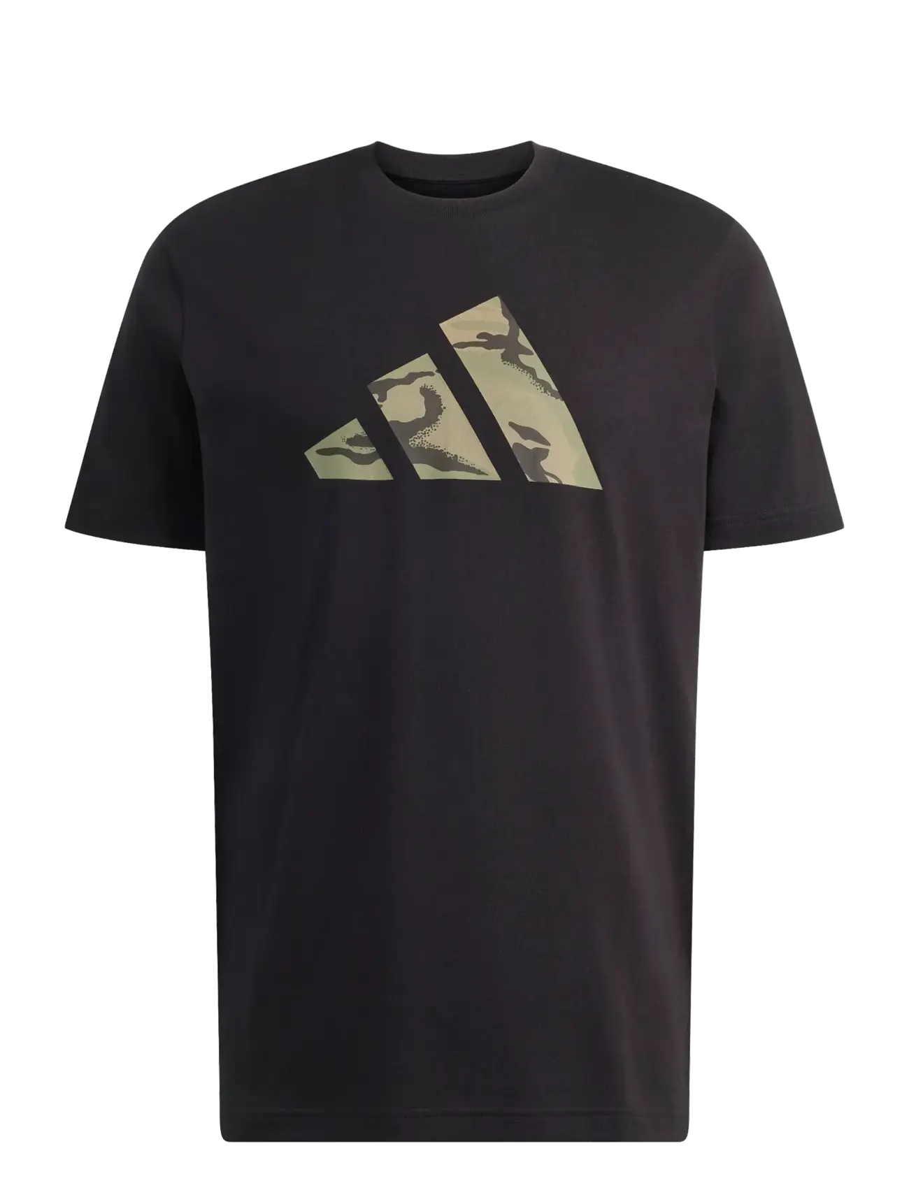 adidas Sportswear M CAMO LOGO T - Oberteile & T-Shirts - BLACK / black