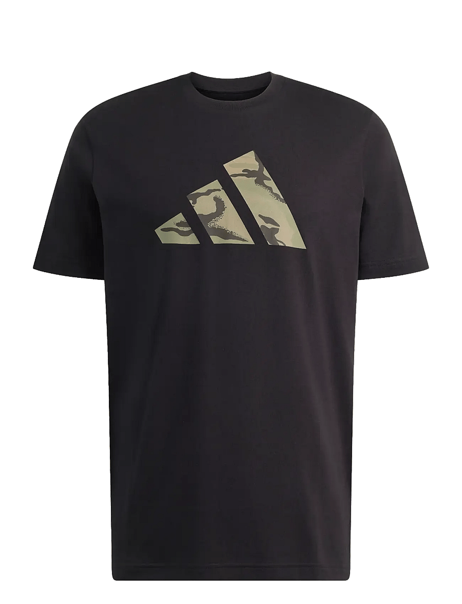 adidas Sportswear - M CAMO LOGO T - oberteile & t-shirts - black - 1