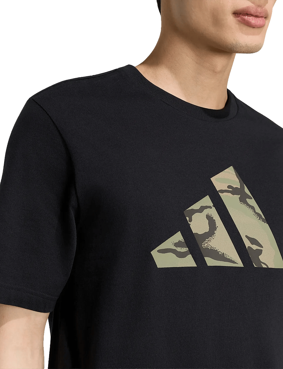 adidas Sportswear - M CAMO LOGO T - oberteile & t-shirts - black - 2
