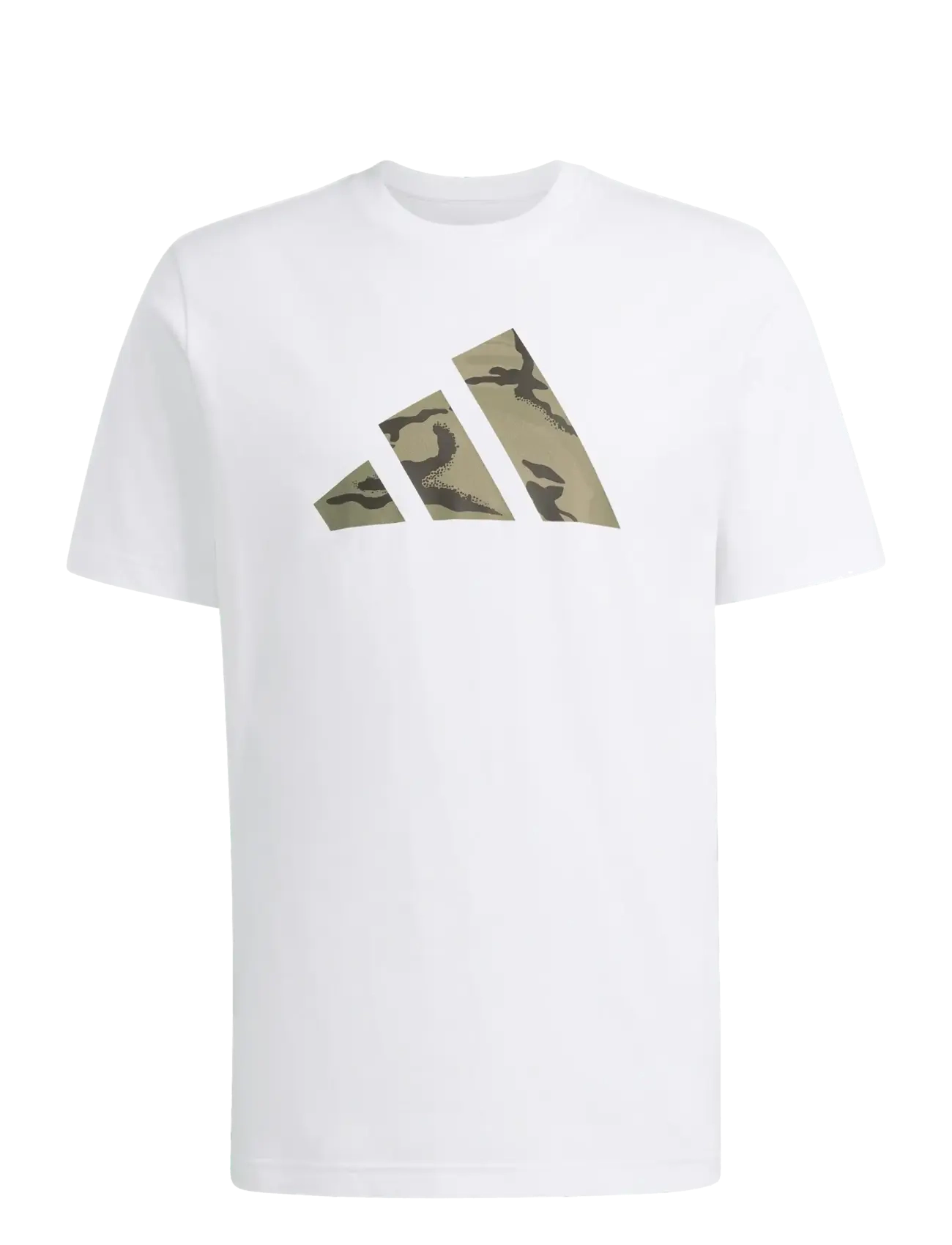 adidas Sportswear M CAMO LOGO T - Overdele - WHITE / white