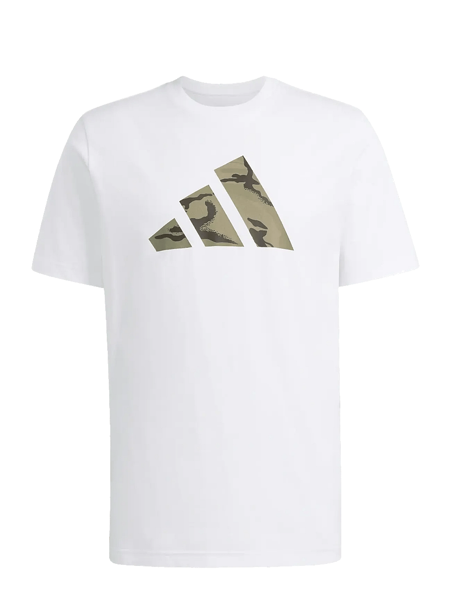 adidas Sportswear - M CAMO LOGO T - t-shirts - white - 1