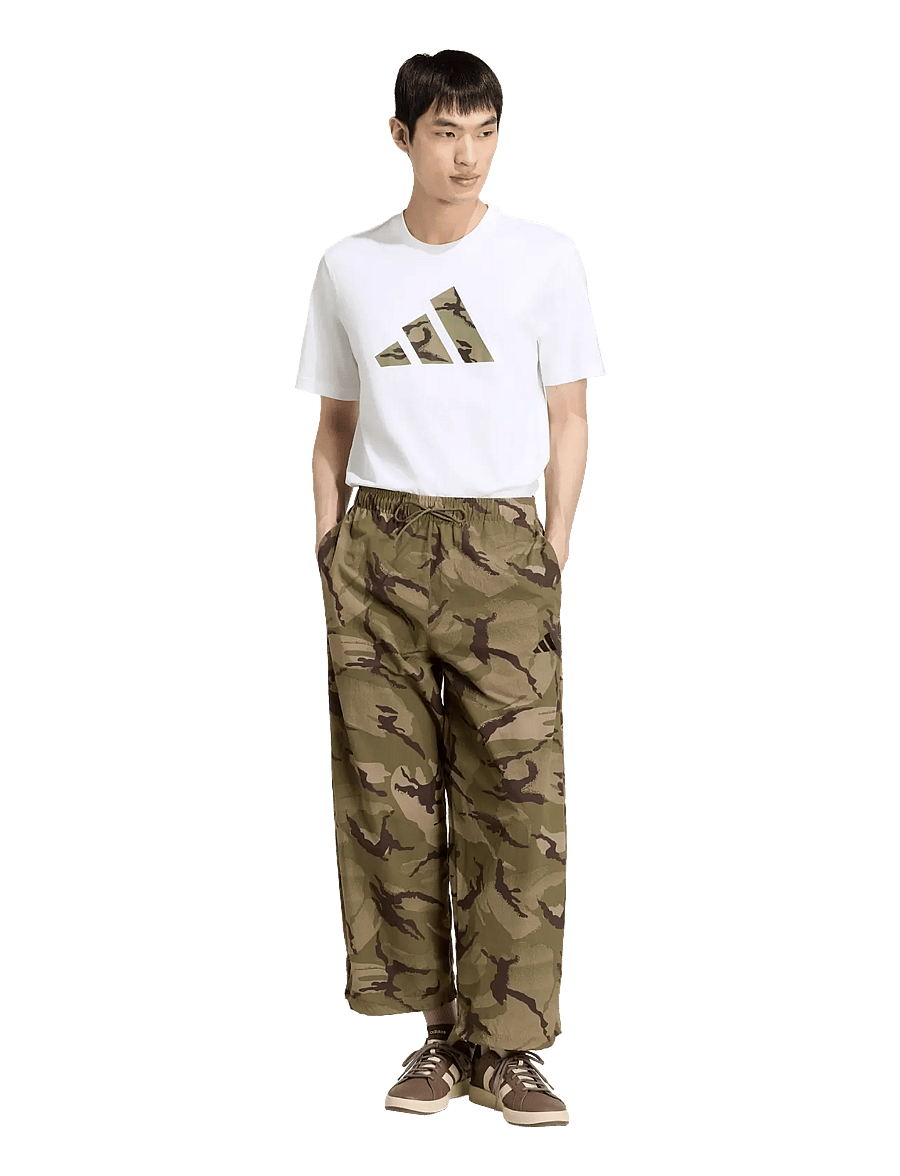adidas Sportswear - M CAMO LOGO T - t-shirts - white - 0