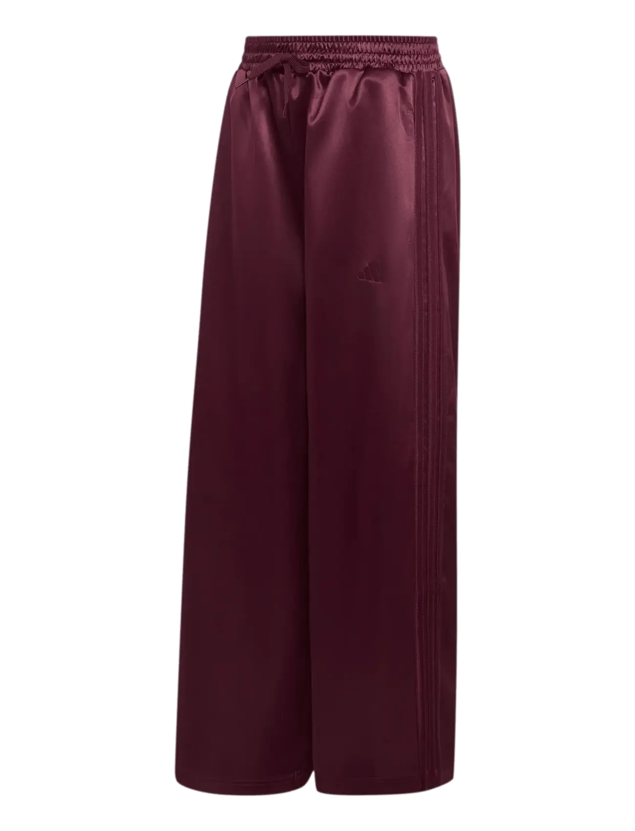 adidas Sportswear JG SATIN Pant - Kleidung - MAROON/MAROON / burgundy