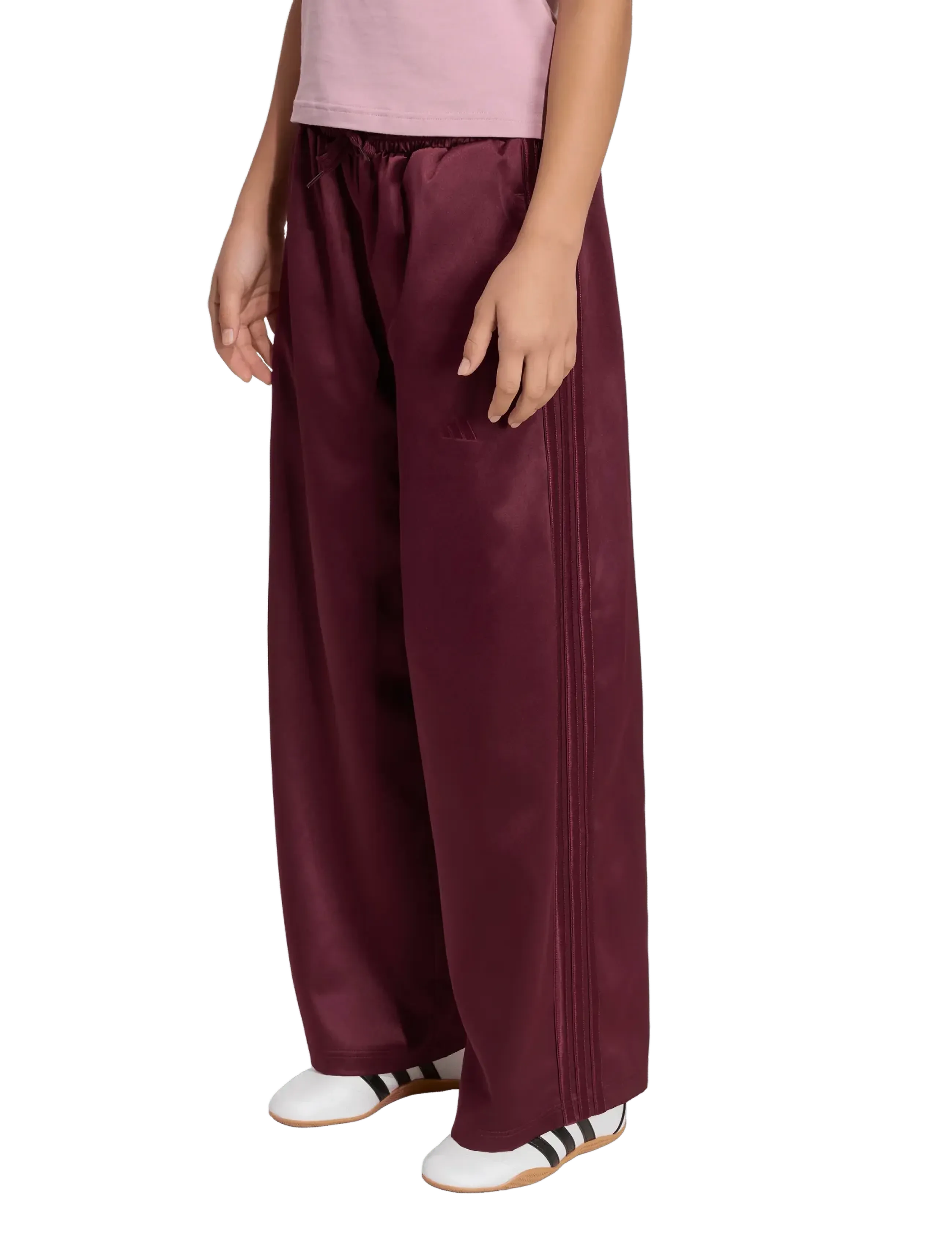 adidas Sportswear - JG SATIN Pant - osta vanuse järgi - maroon/maroon - 2