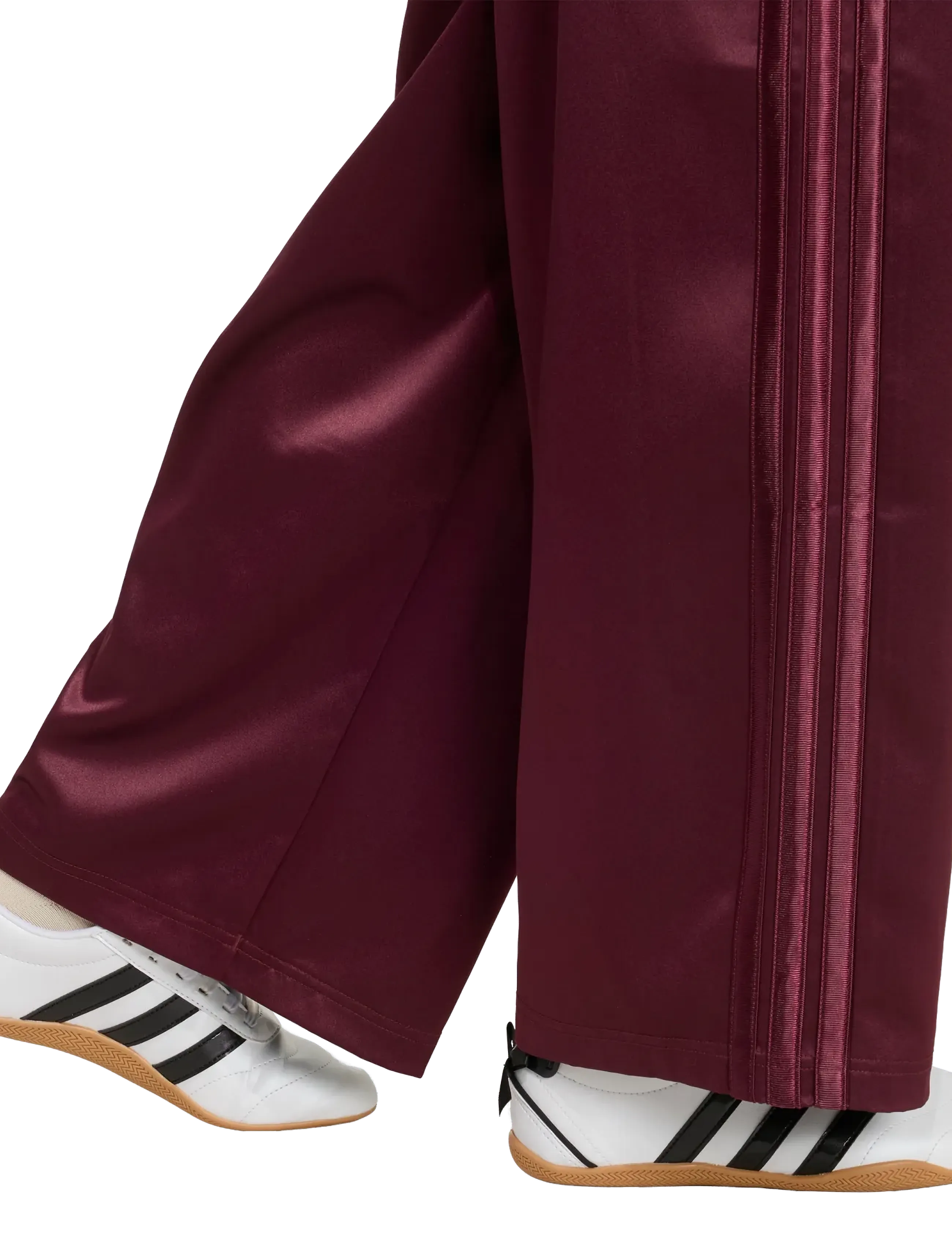 adidas Sportswear - JG SATIN Pant - osta vanuse järgi - maroon/maroon - 4