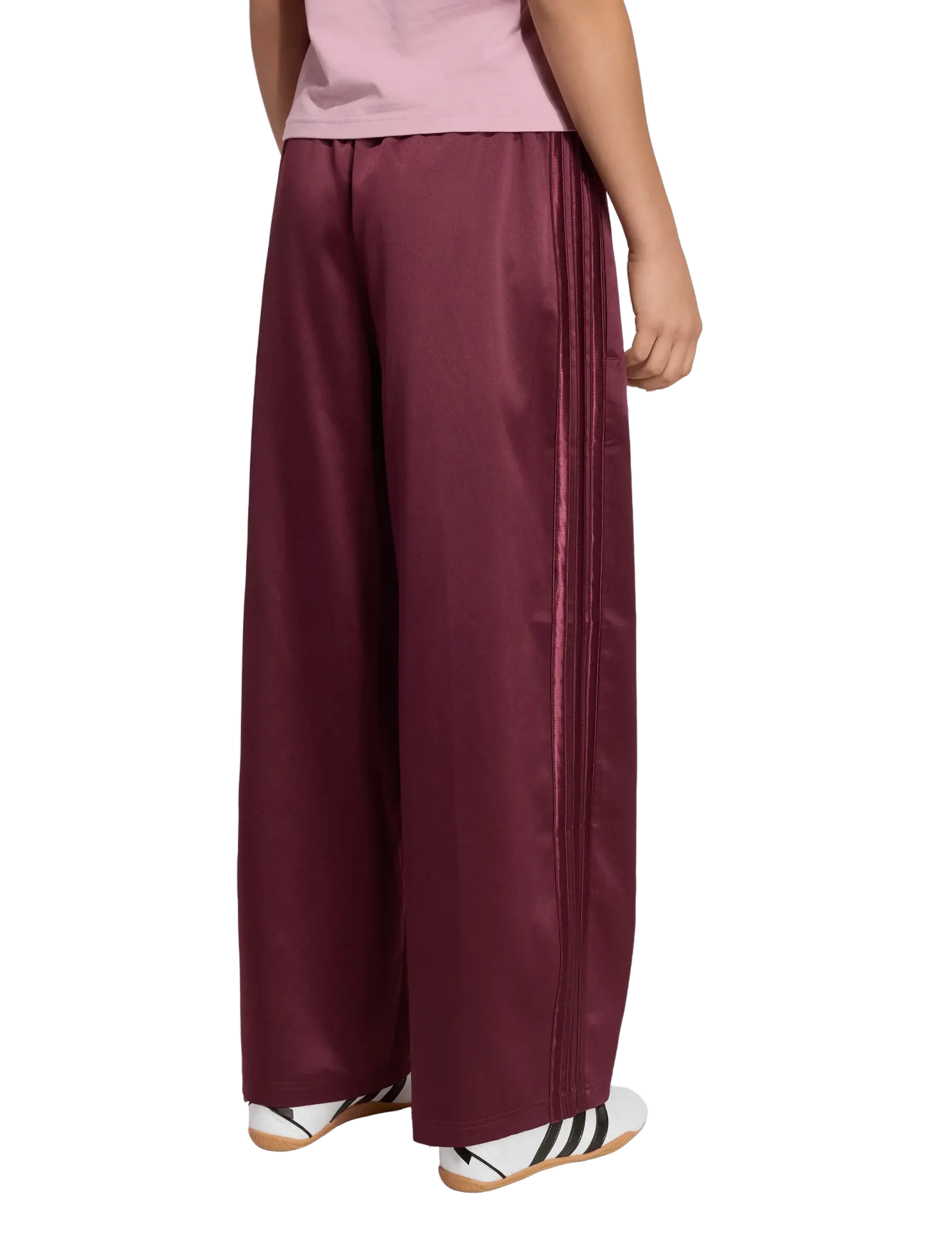 adidas Sportswear - JG SATIN Pant - osta vanuse järgi - maroon/maroon - 5