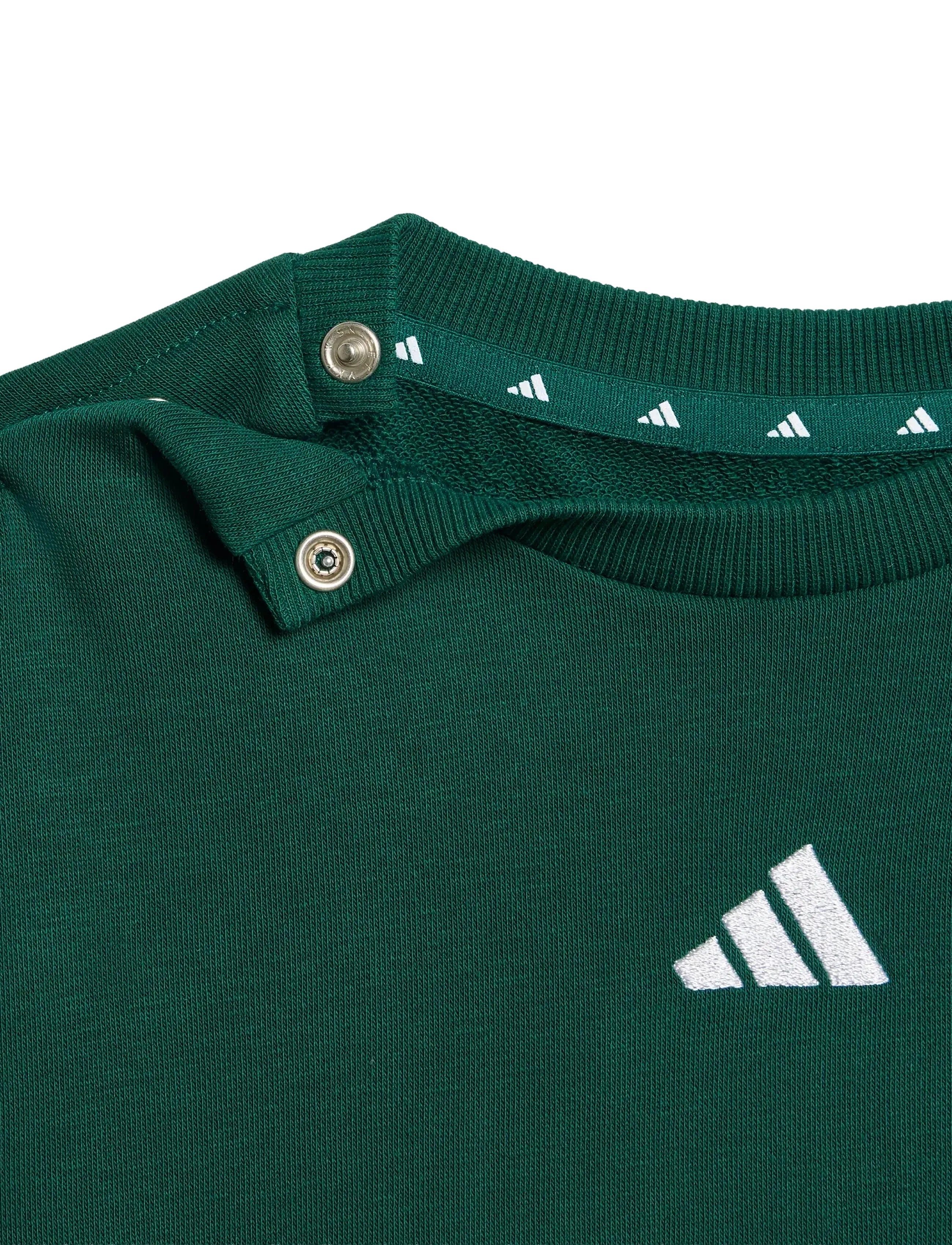 adidas Sportswear - I 3S FT JOG 240 - joggingsæt & matchende sæt - cgreen/white - 3