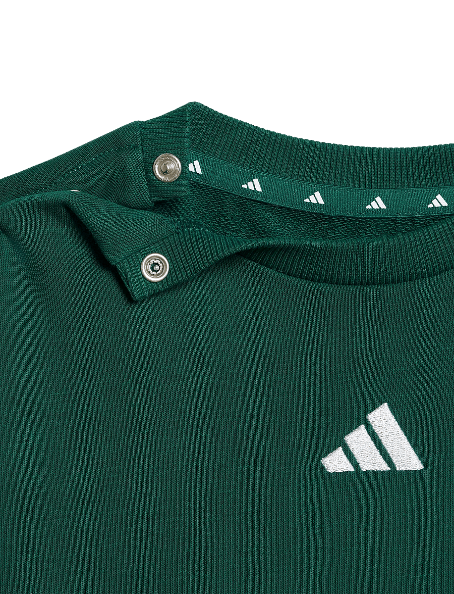 adidas Sportswear - I 3S FT JOG 240 - joggingsæt & matchende sæt - cgreen/white - 3