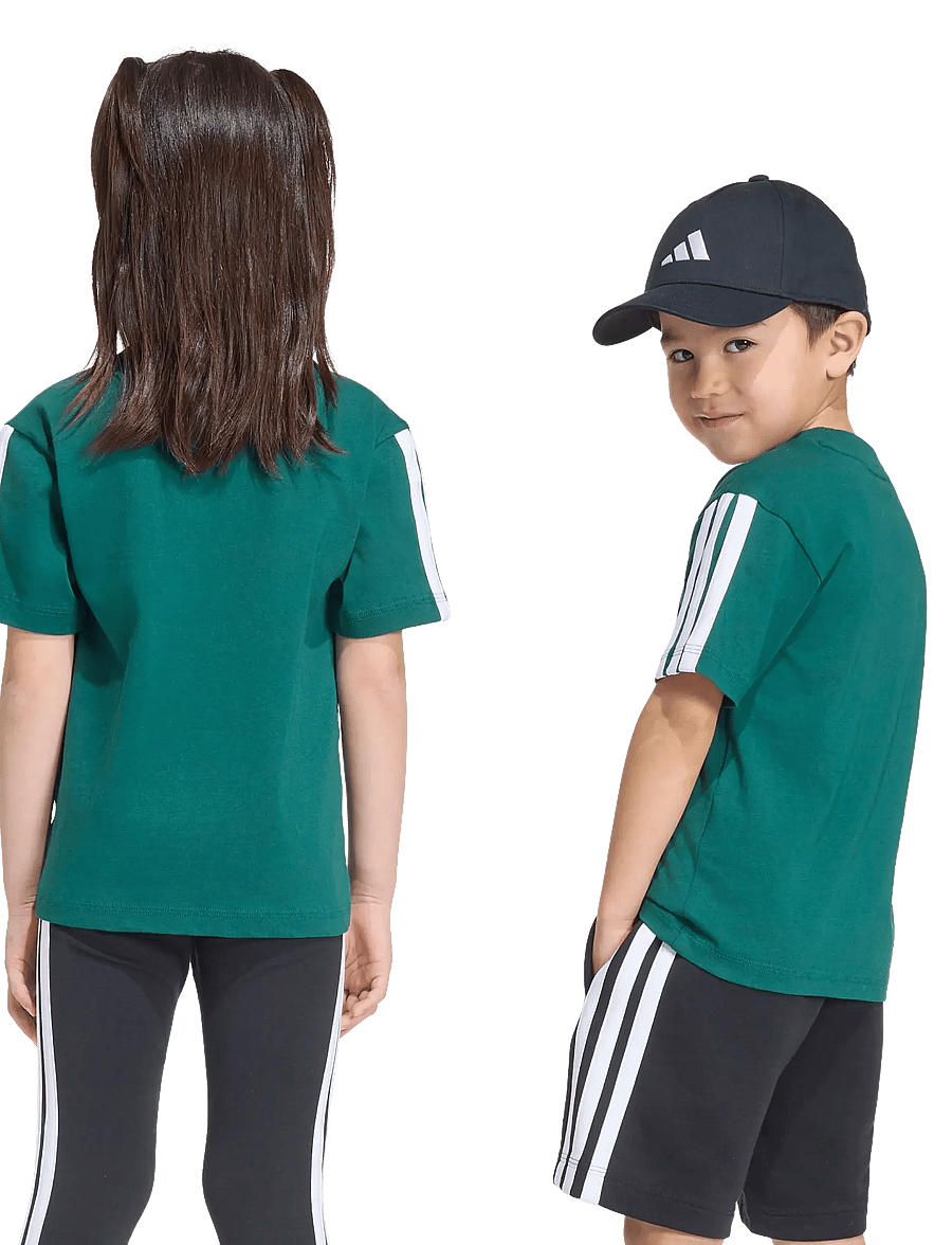 adidas Sportswear - LK 3S TEE 160 - kurzärmelig - cgreen/white - 2