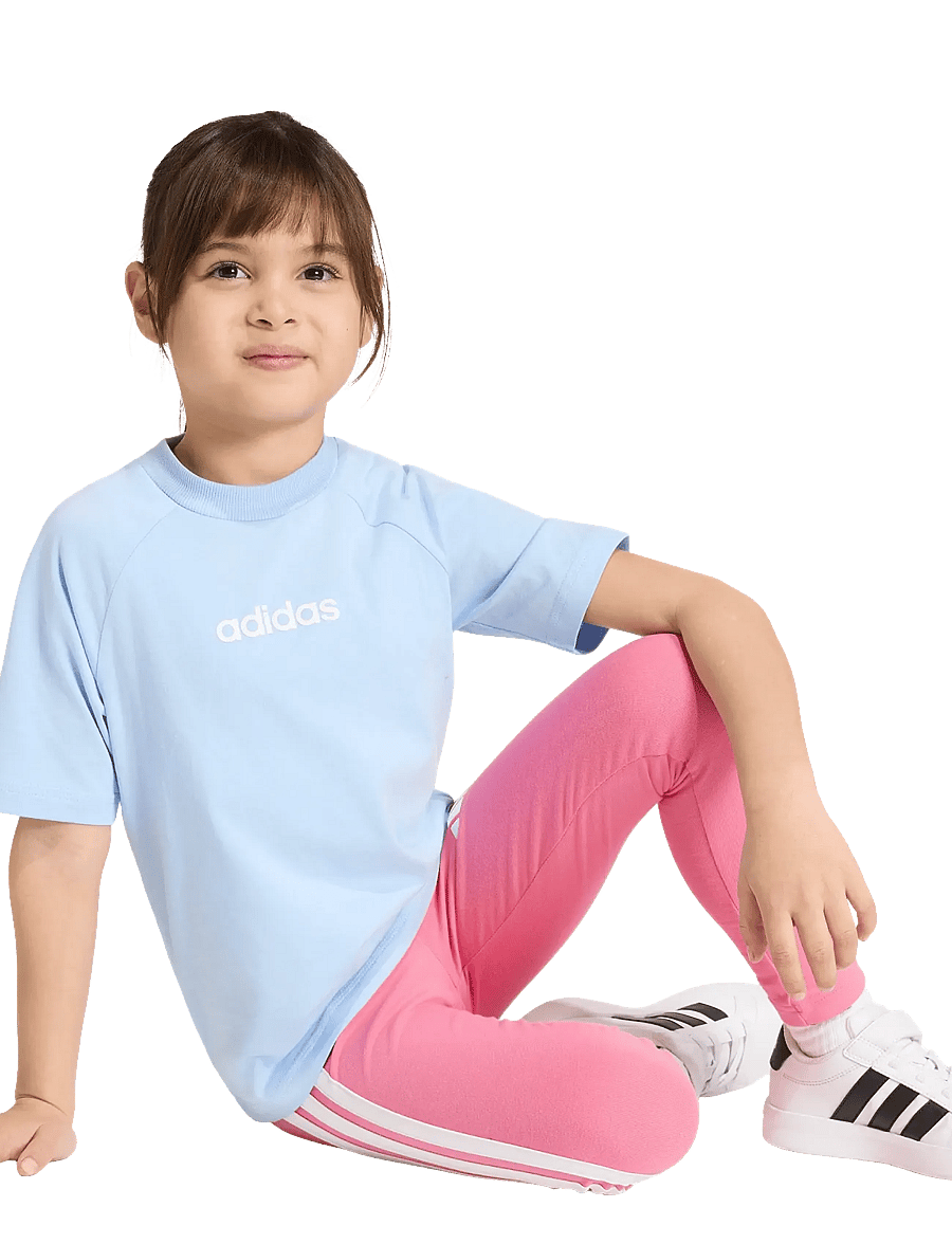 adidas Sportswear - LK LIN TEE 160 - lühikeste varrukatega t-särgid - globlu/white - 0