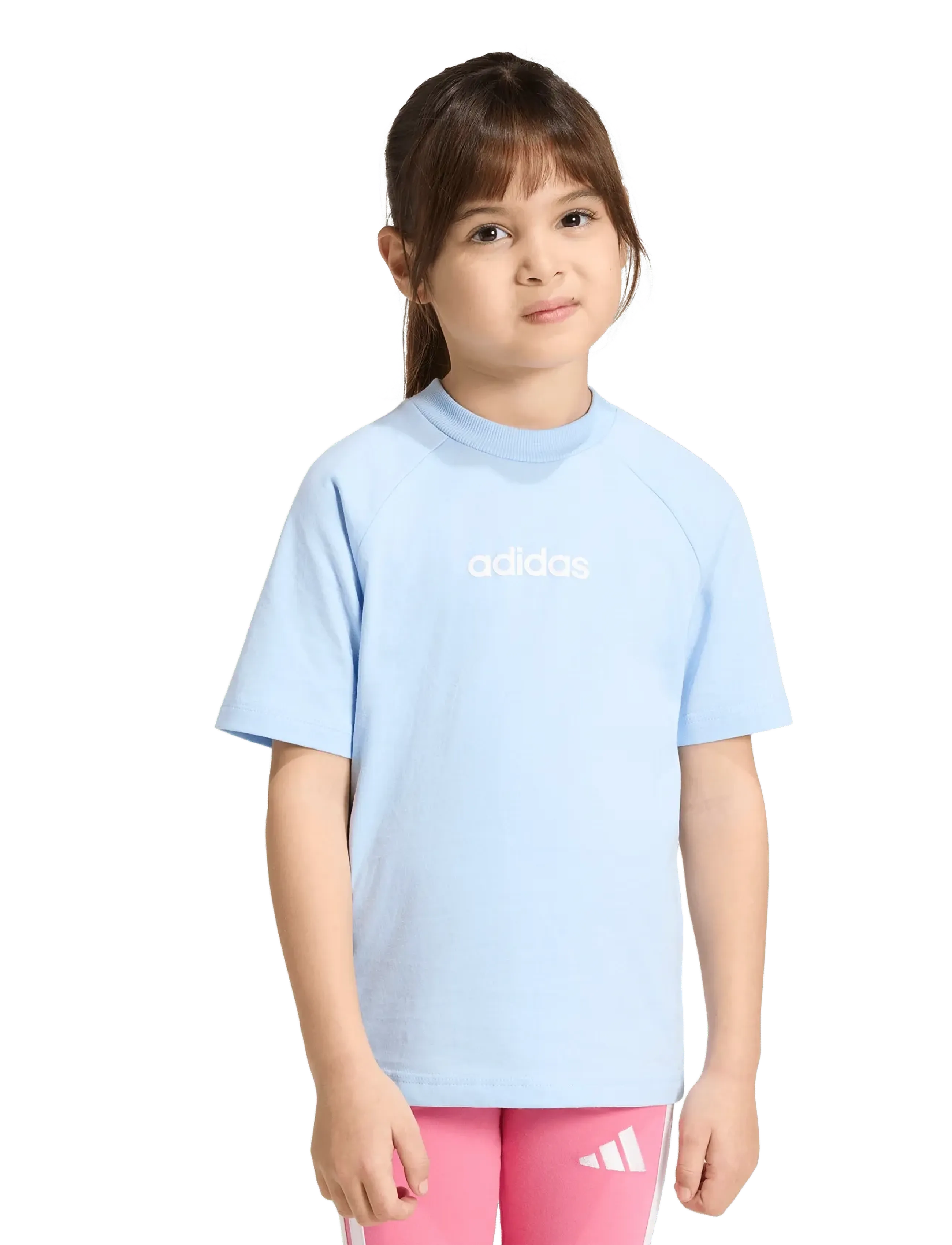 adidas Sportswear - LK LIN TEE 160 - globlu/white - 2