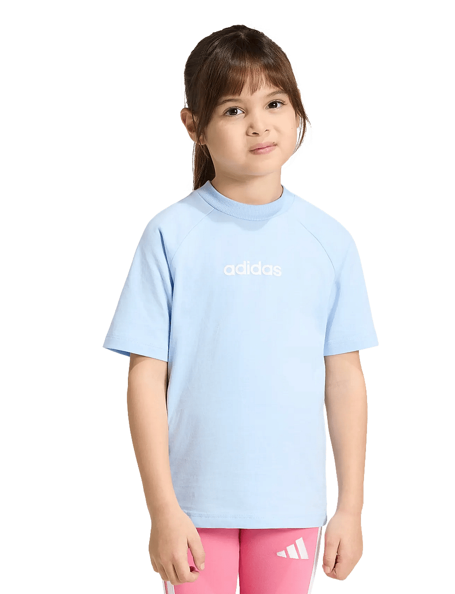 adidas Sportswear - LK LIN TEE 160 - lühikeste varrukatega t-särgid - globlu/white - 2