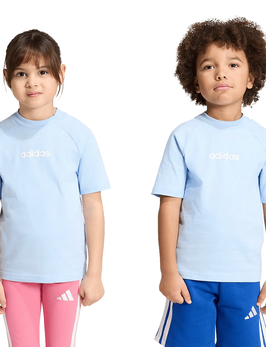 adidas Sportswear - LK LIN TEE 160 - lühikeste varrukatega t-särgid - globlu/white - 4