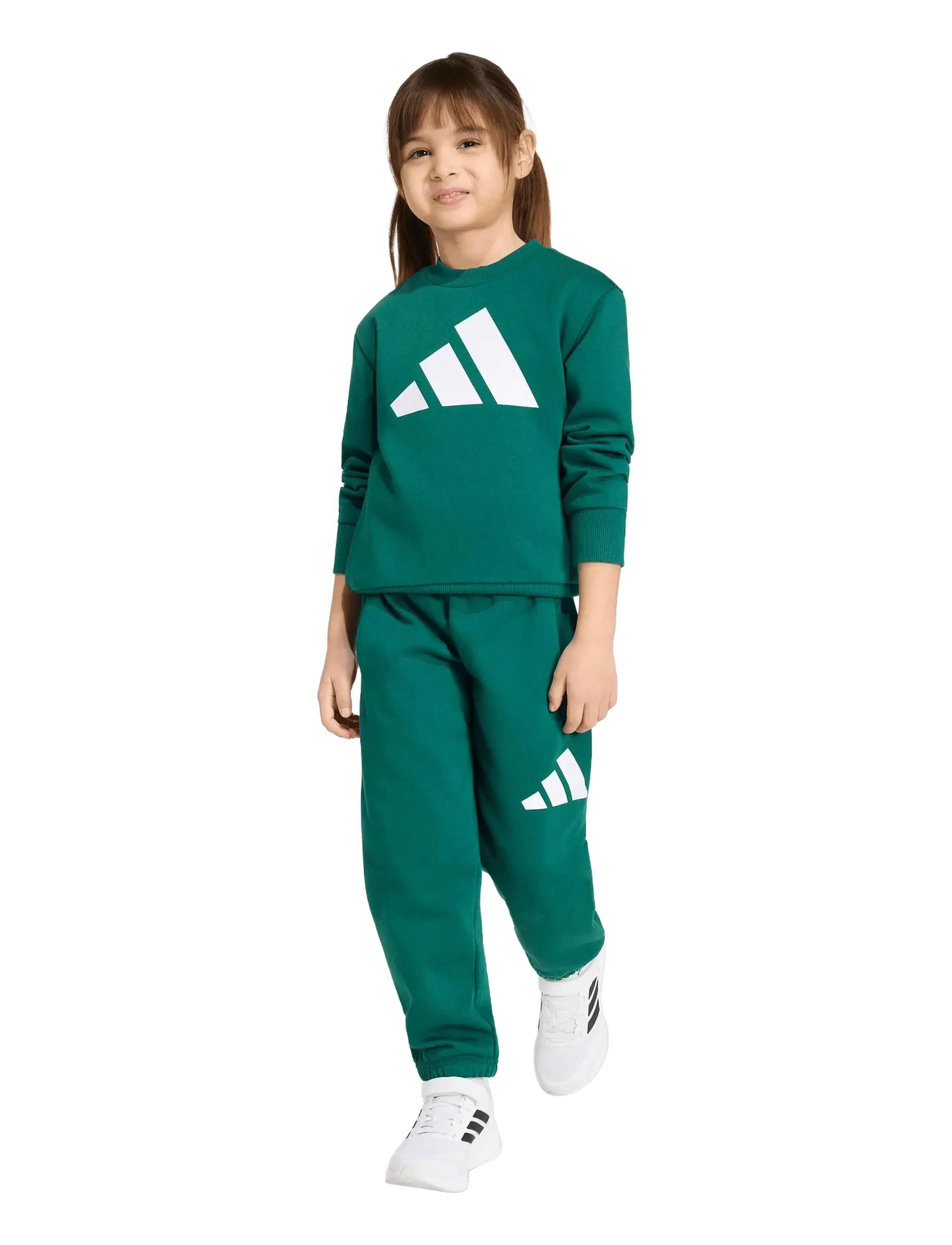 adidas Sportswear Lk Bl Fl Jog, Kinder, Jogger-Set, Grün, Gr.104