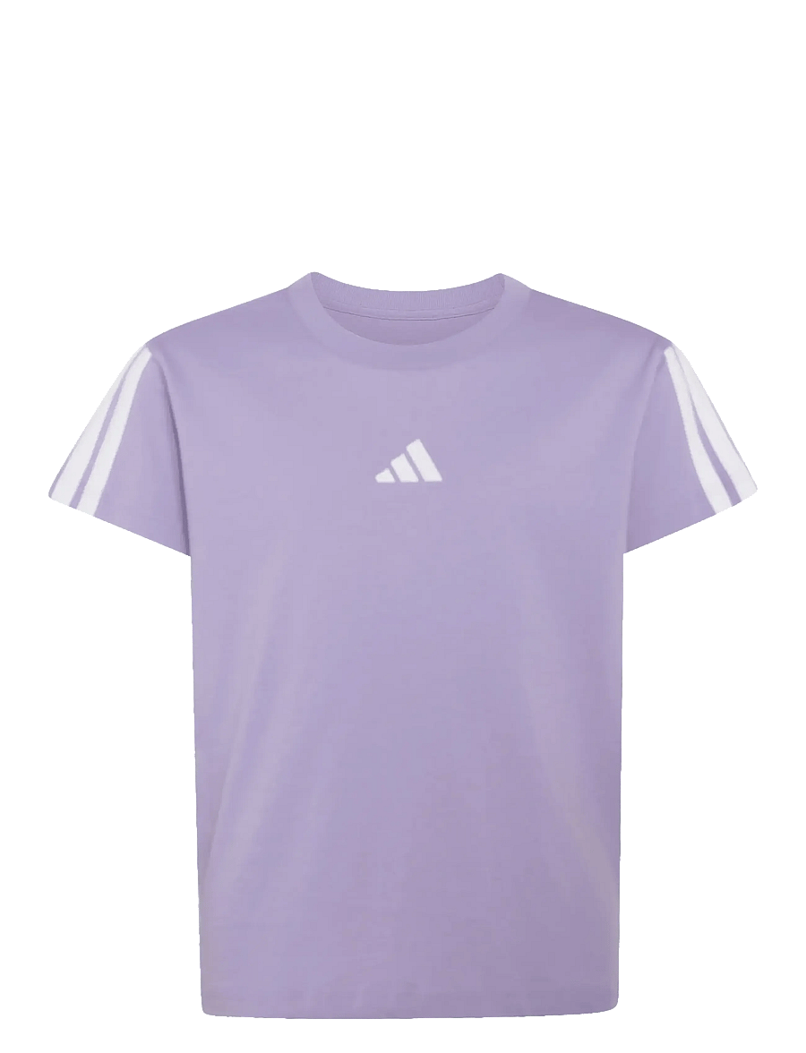adidas Sportswear - JG 3S TEE 160 - kortærmede t-shirts - maglil/white - 0