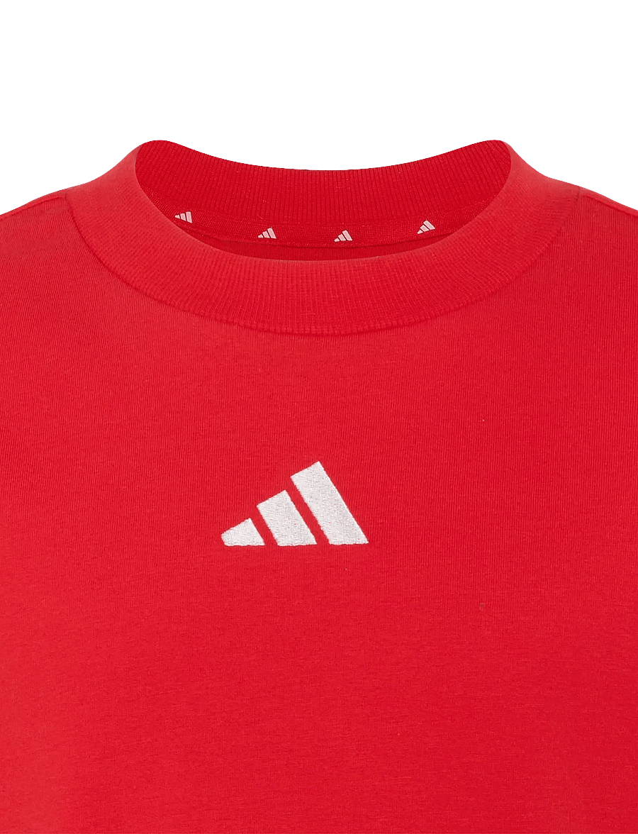 adidas Sportswear - J 3S TEE 160 - sportoberteile - purrub/white - 2