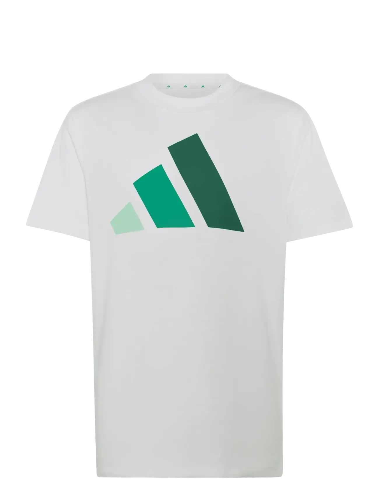 adidas Sportswear J BL TEE 160 - T-särgid - WHITE/CLEMIN/COUGRN/C / white