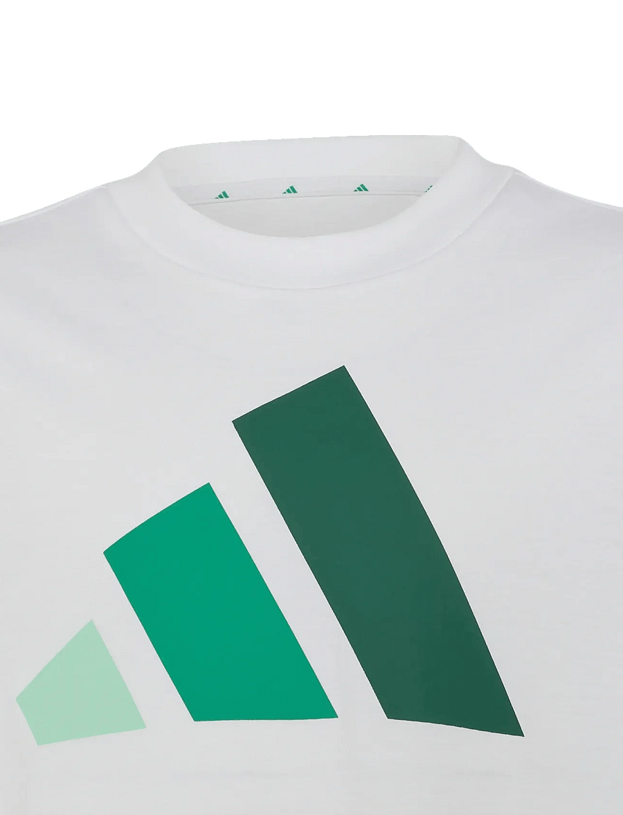 adidas Sportswear - J BL TEE 160 - sportoberteile - white/clemin/cougrn/c - 4