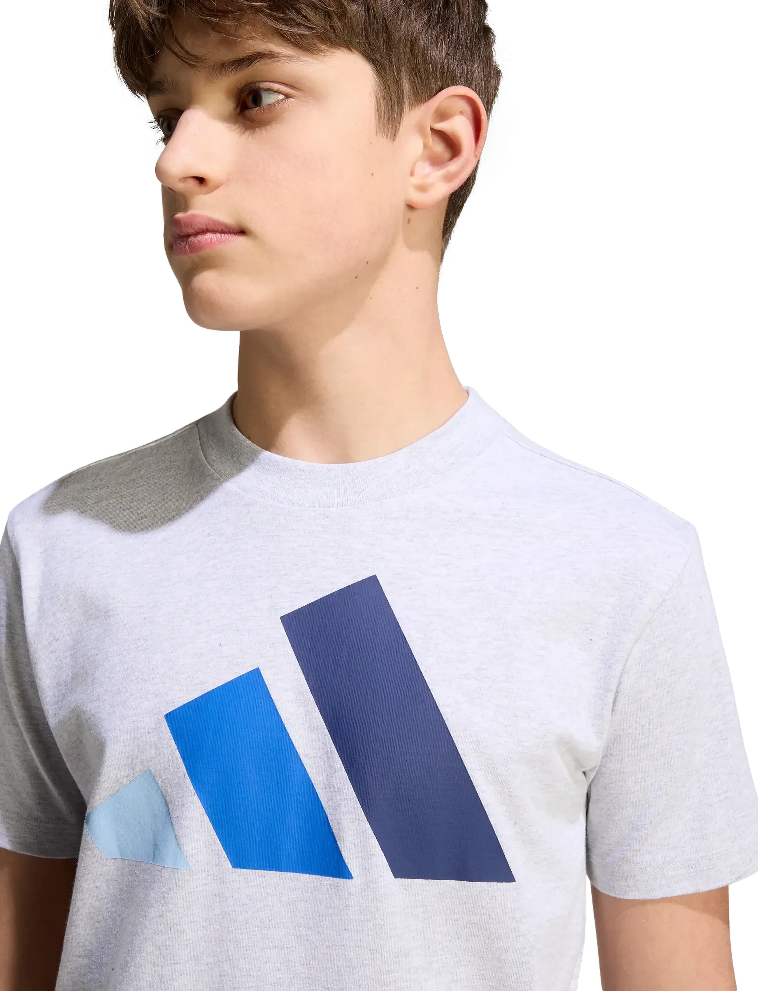 adidas Sportswear - J BL TEE 160 - sportstoppe - lgreyh/globlu/royblu/ - 4