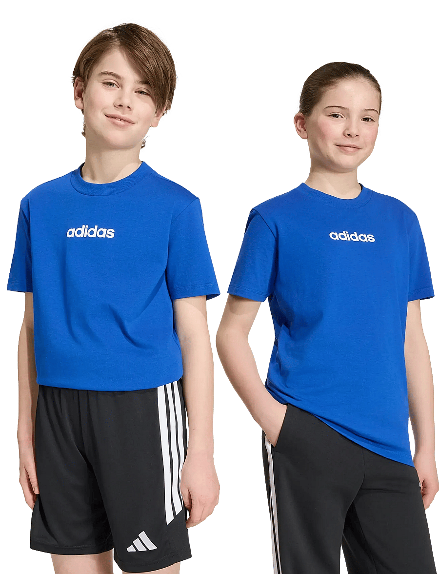 adidas Sportswear - J LIN TEE 160 - kortärmade t-shirts - royblu/white - 2