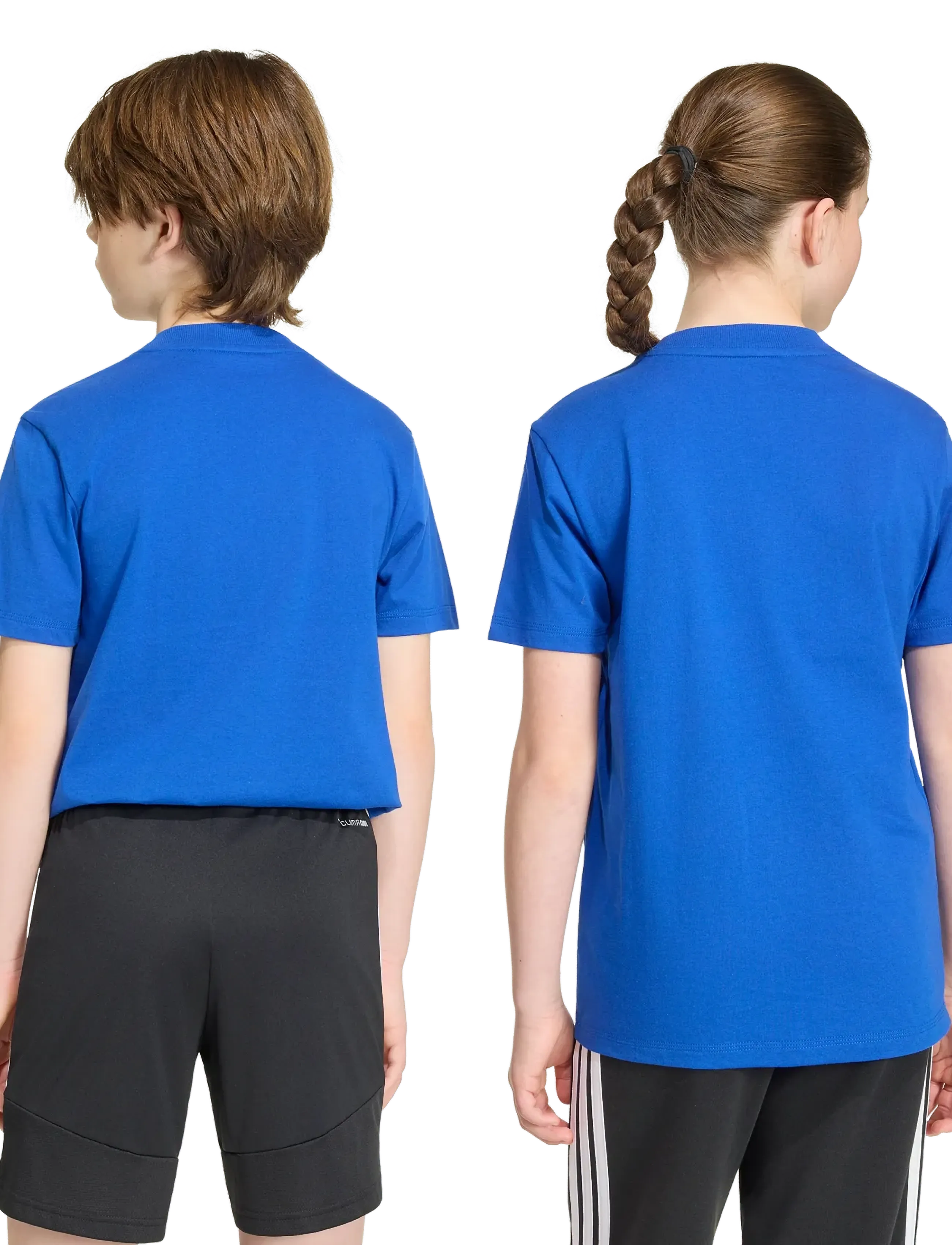 adidas Sportswear - J LIN TEE 160 - kortärmade t-shirts - royblu/white - 3